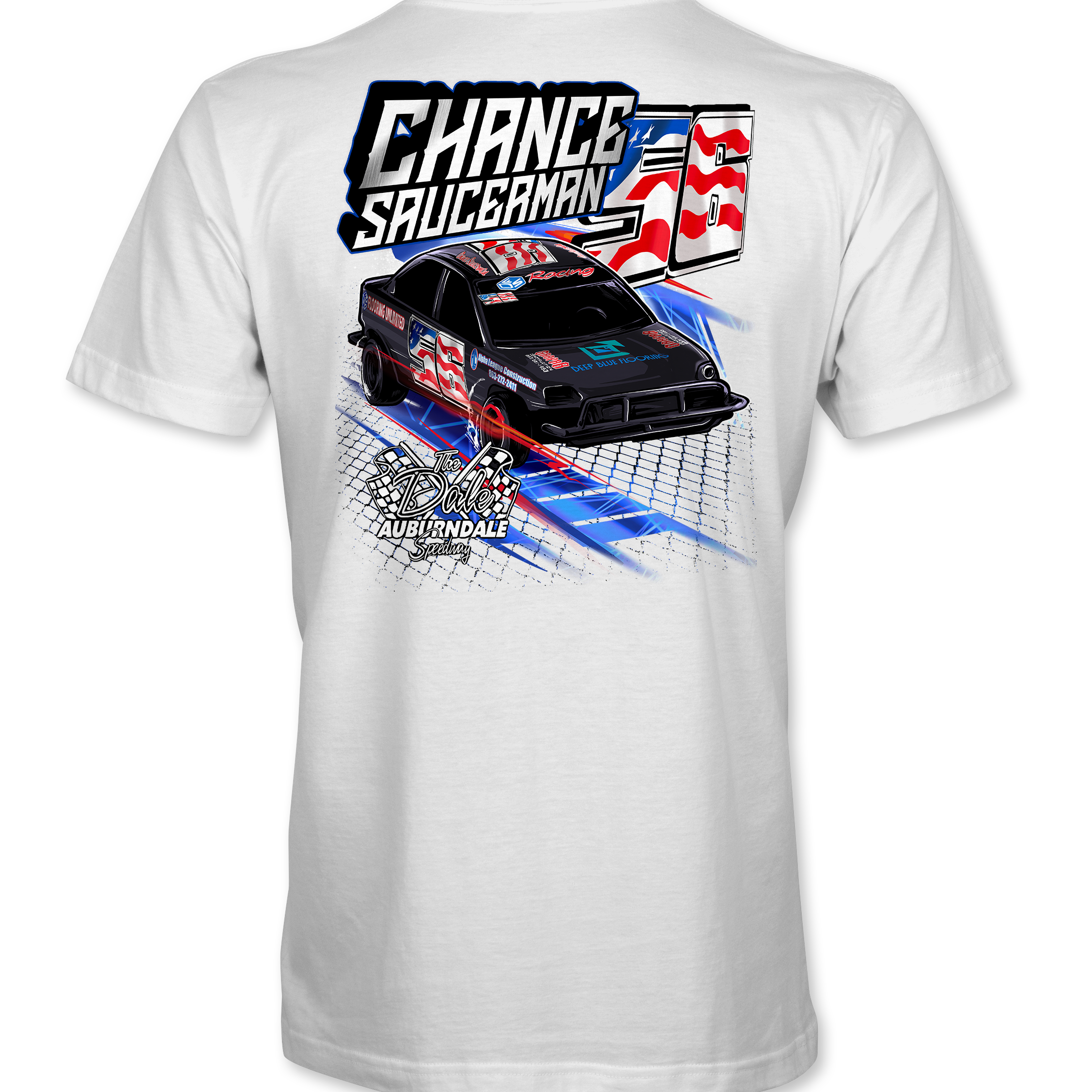 Chance Saucerman T-Shirts Black Acid Apparel