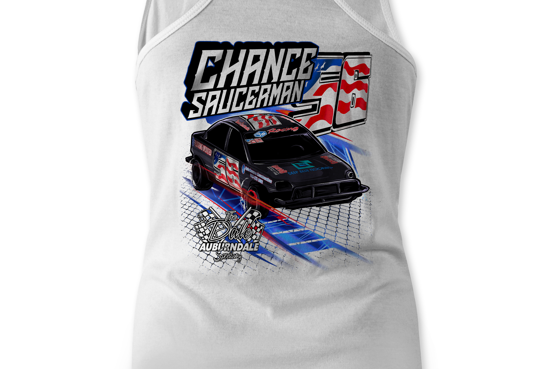 Chance Saucerman Tank Tops Black Acid Apparel