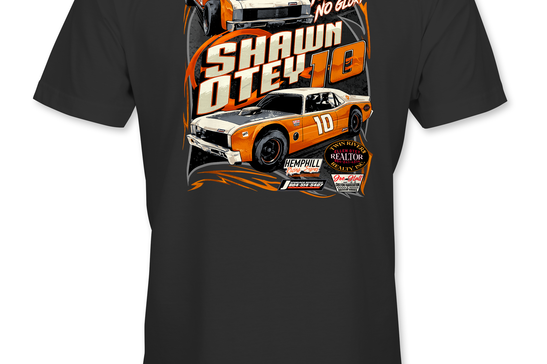 Shawn Otey Nova T-Shirts Black Acid Apparel