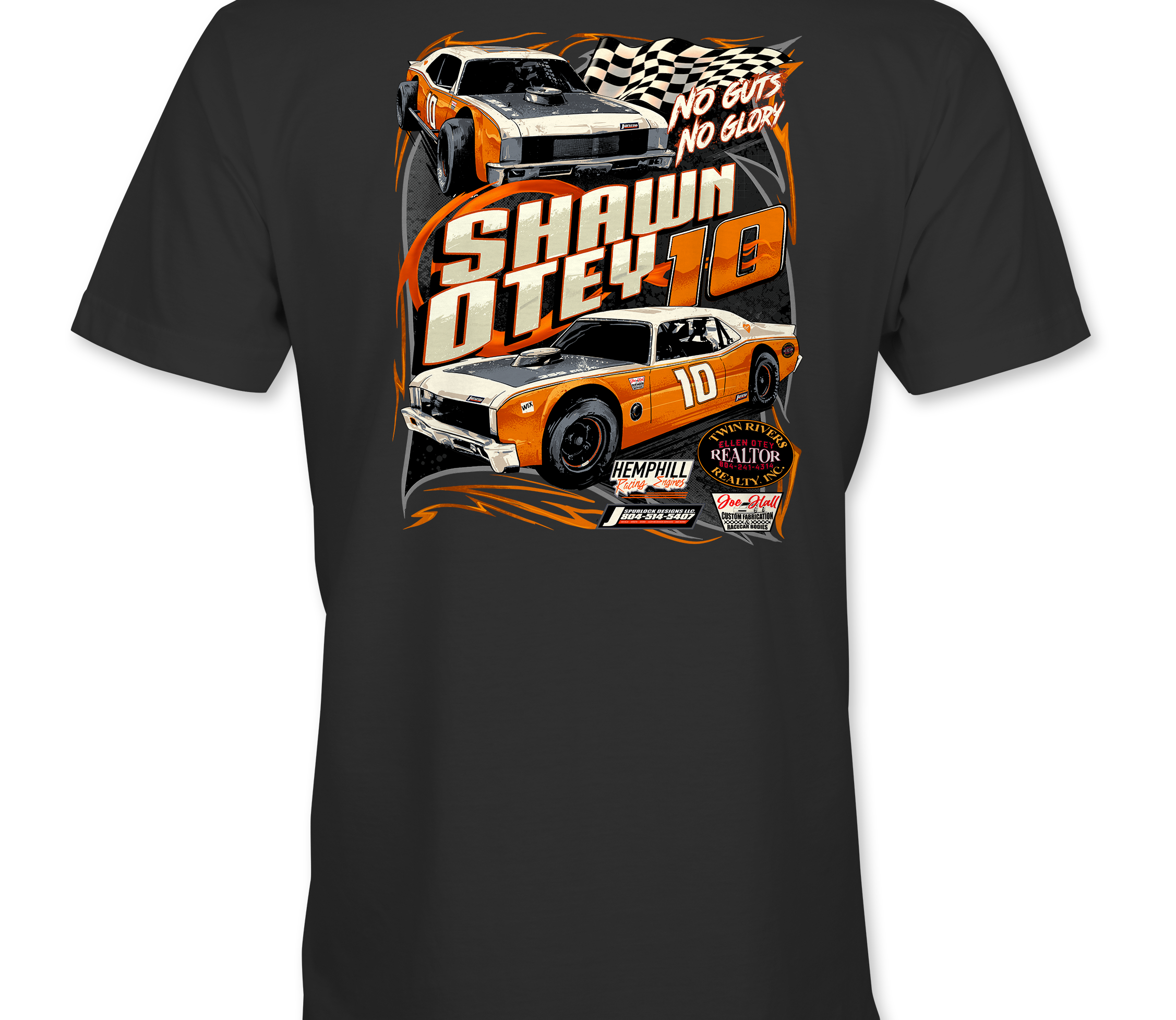 Shawn Otey Nova T-Shirts Black Acid Apparel