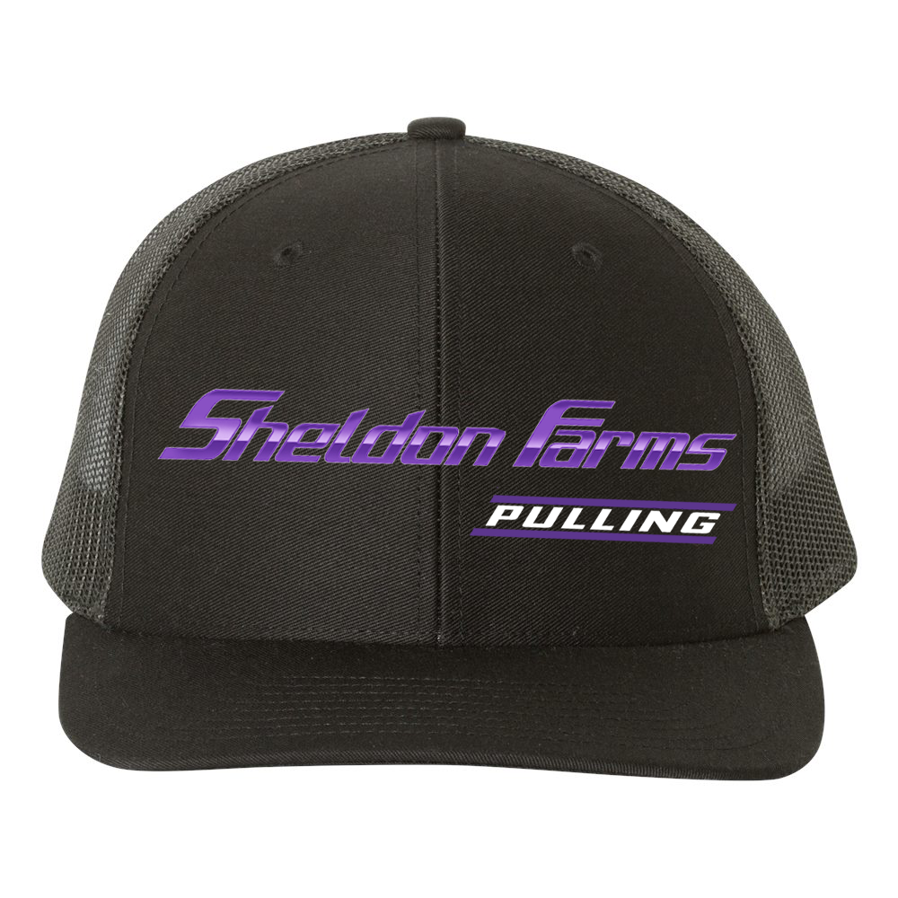 Sheldon Farms Pulling Hats Black Acid Apparel