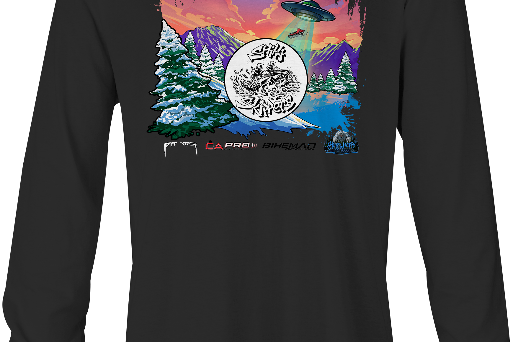 Shitti Skippers Long Sleeves Black Acid Apparel