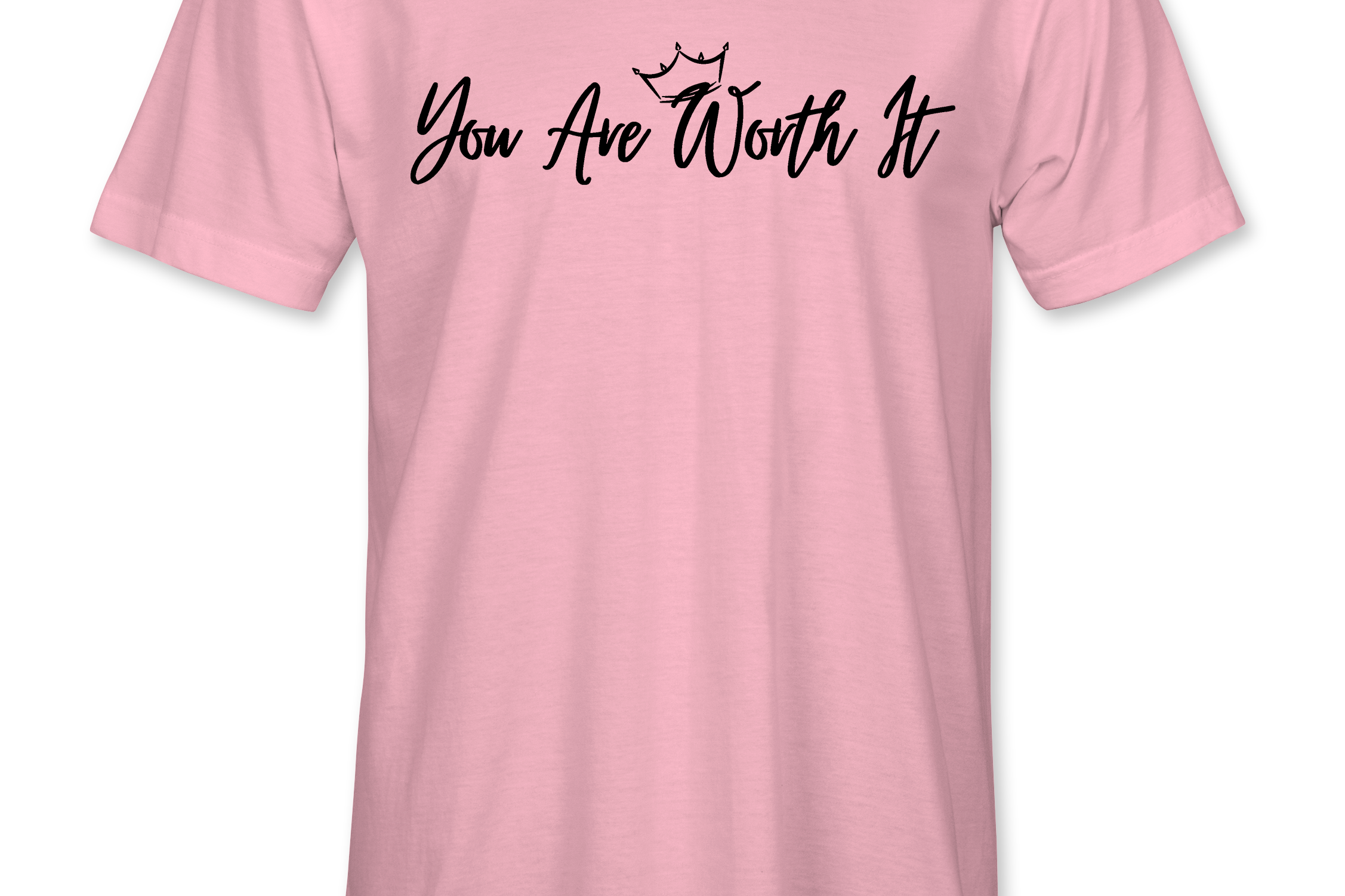 You Are Worth It Mens T-Shirts Black Acid Apparel
