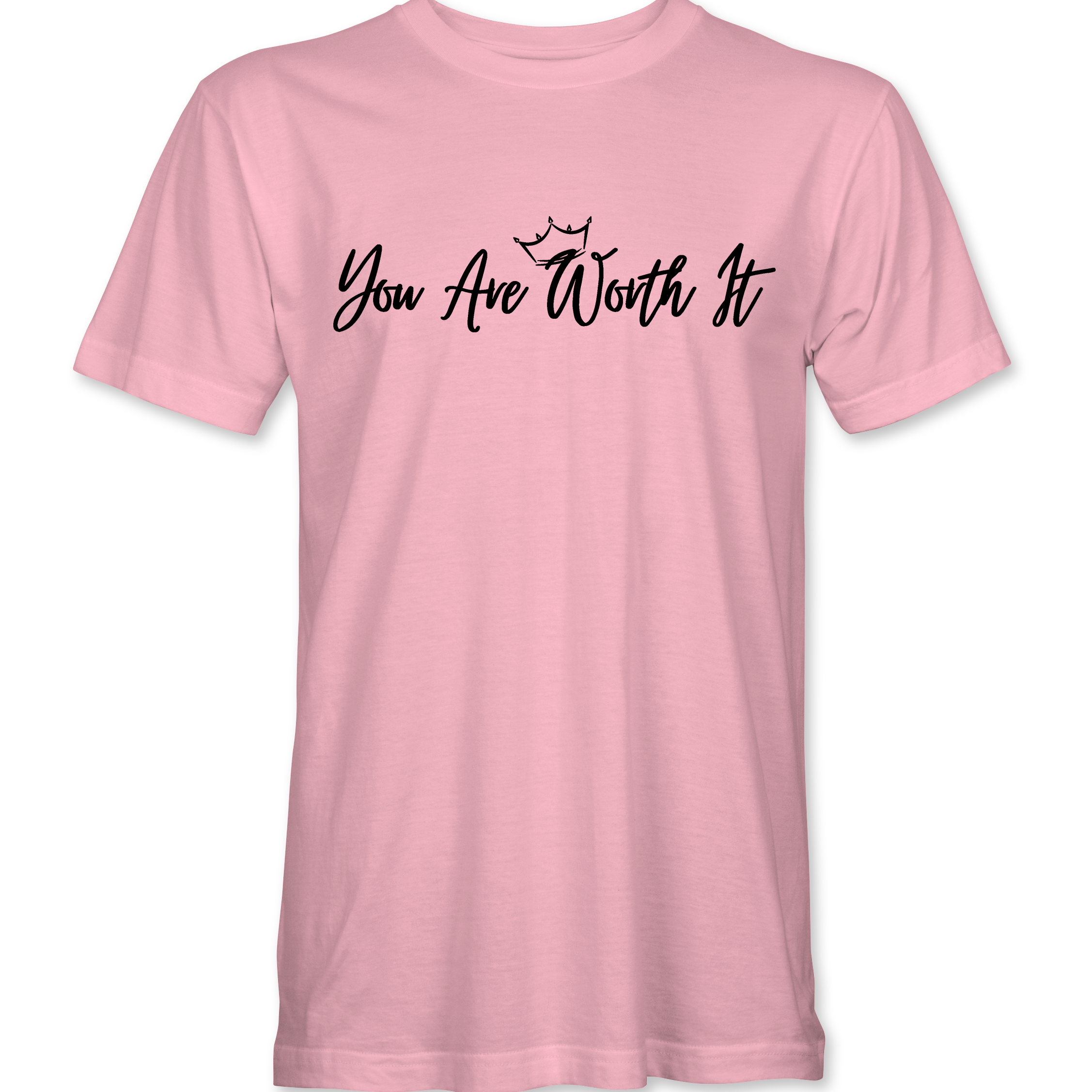 You Are Worth It Mens T-Shirts Black Acid Apparel