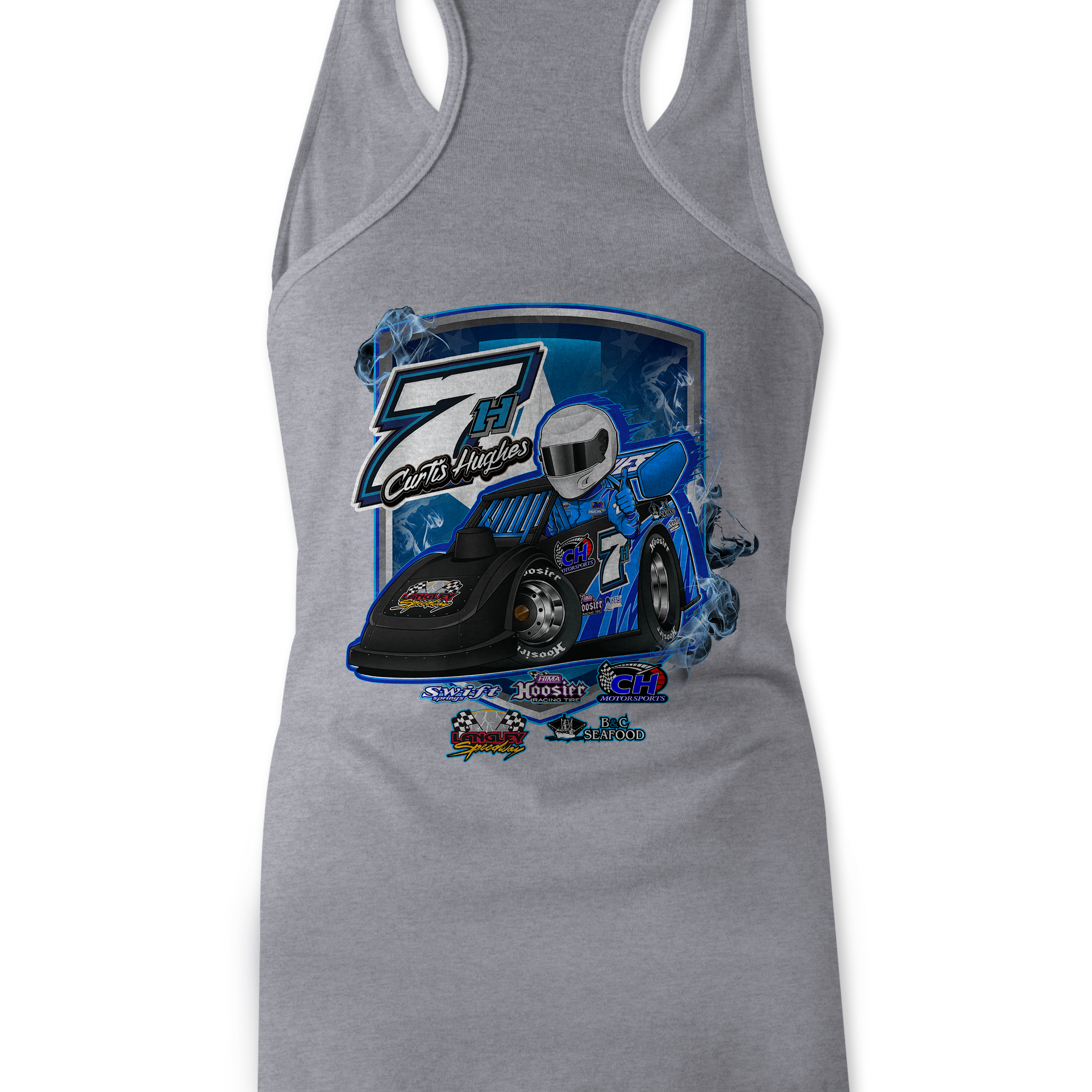 Curtis Hughes Tank Tops Black Acid Apparel