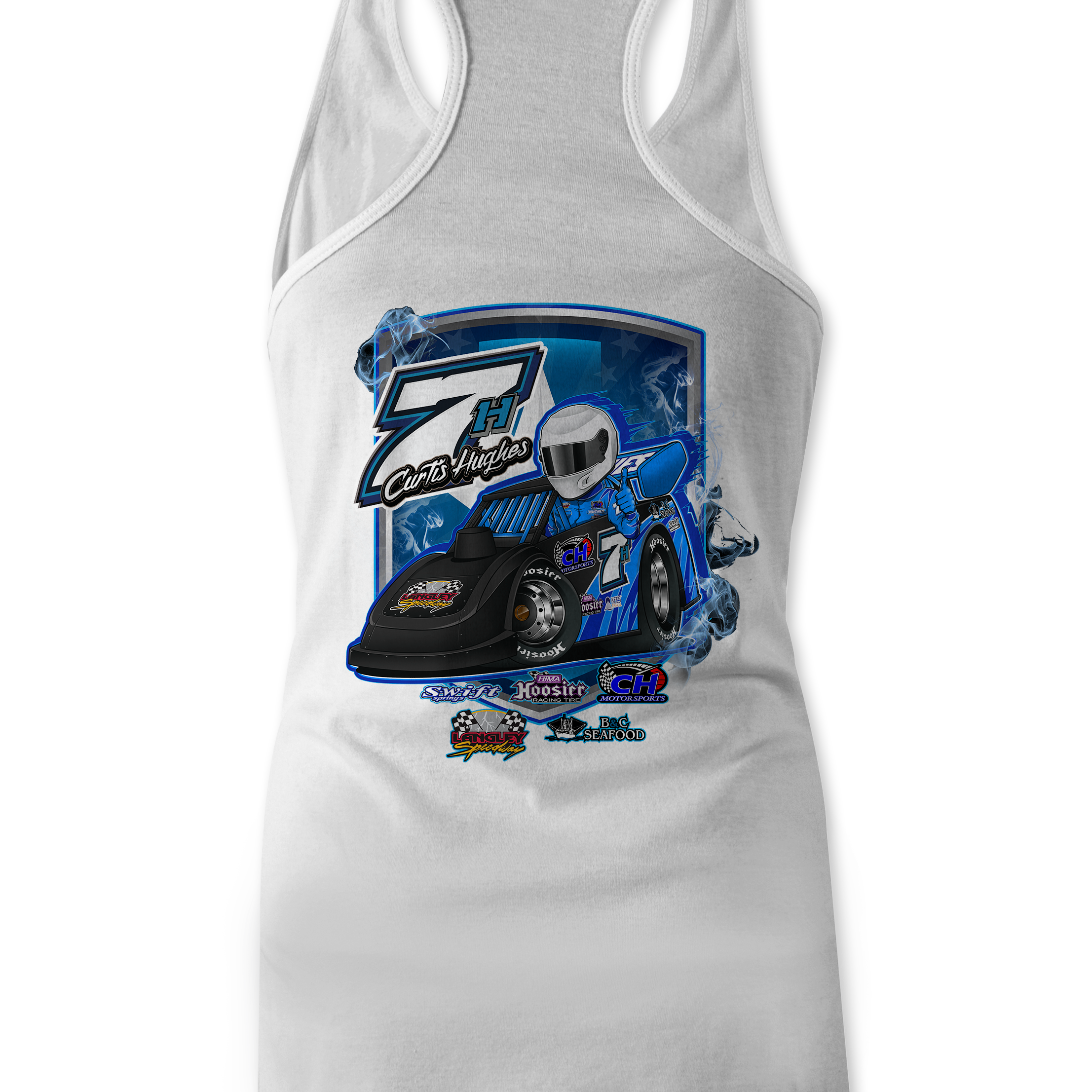 Curtis Hughes Tank Tops Black Acid Apparel