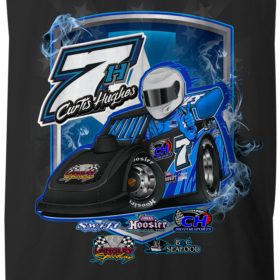 Curtis Hughes Tank Tops Black Acid Apparel