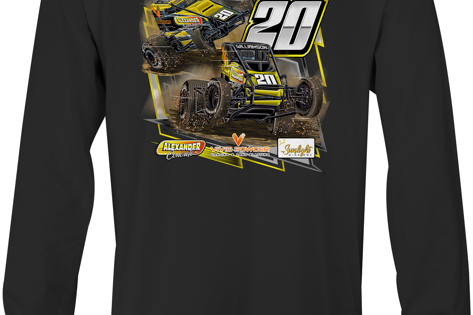 Tayte Williamson Racing Long Sleeves Black Acid Apparel