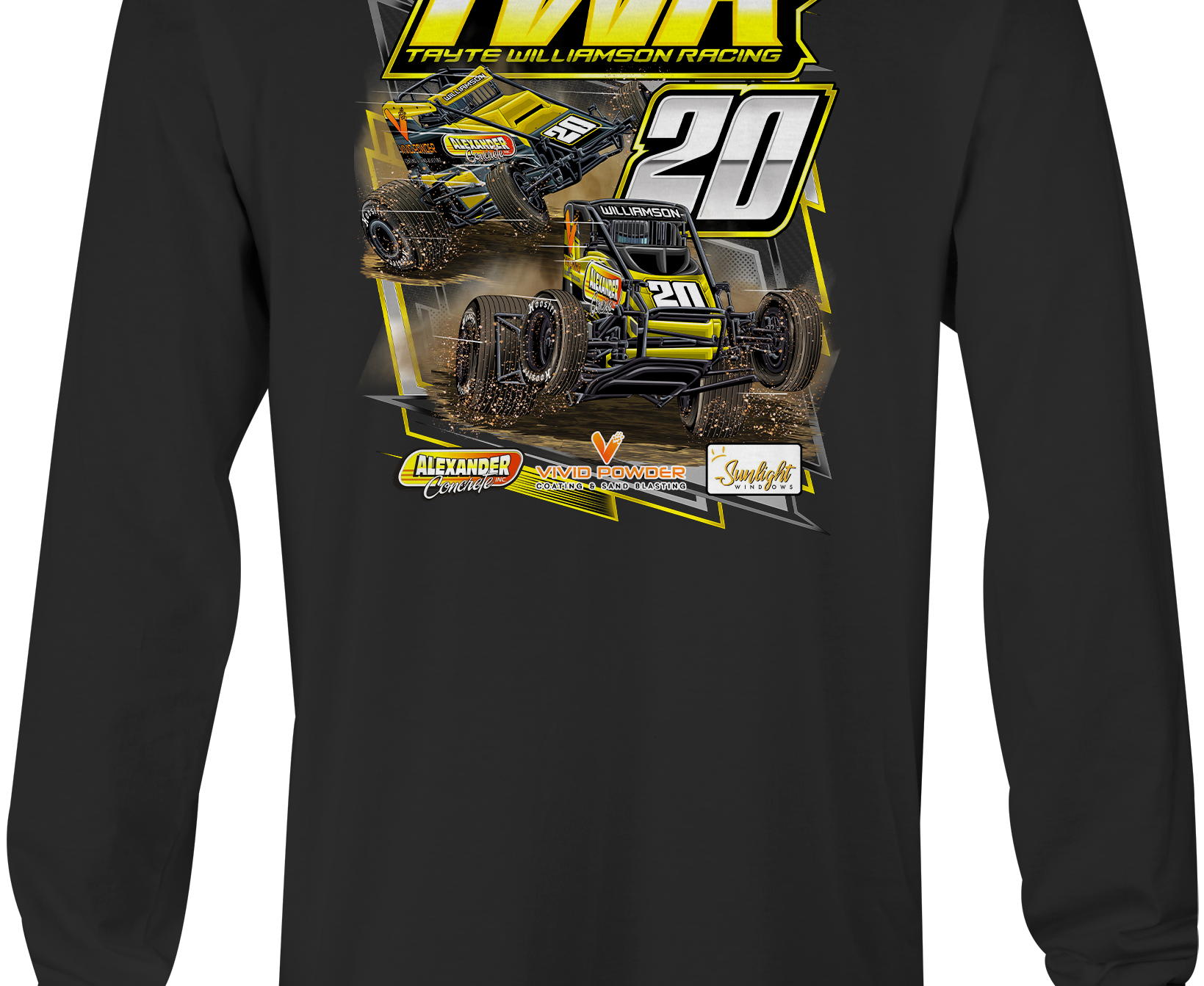 Tayte Williamson Racing Long Sleeves Black Acid Apparel