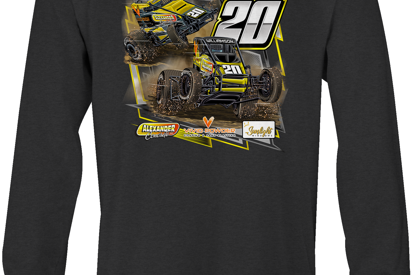 Tayte Williamson Racing Long Sleeves Black Acid Apparel