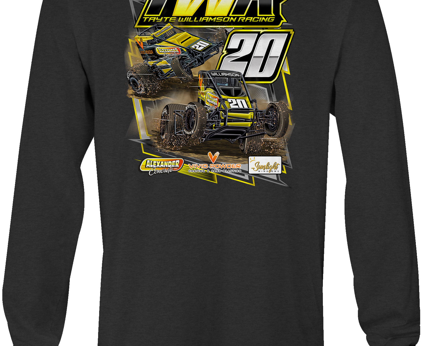 Tayte Williamson Racing Long Sleeves Black Acid Apparel
