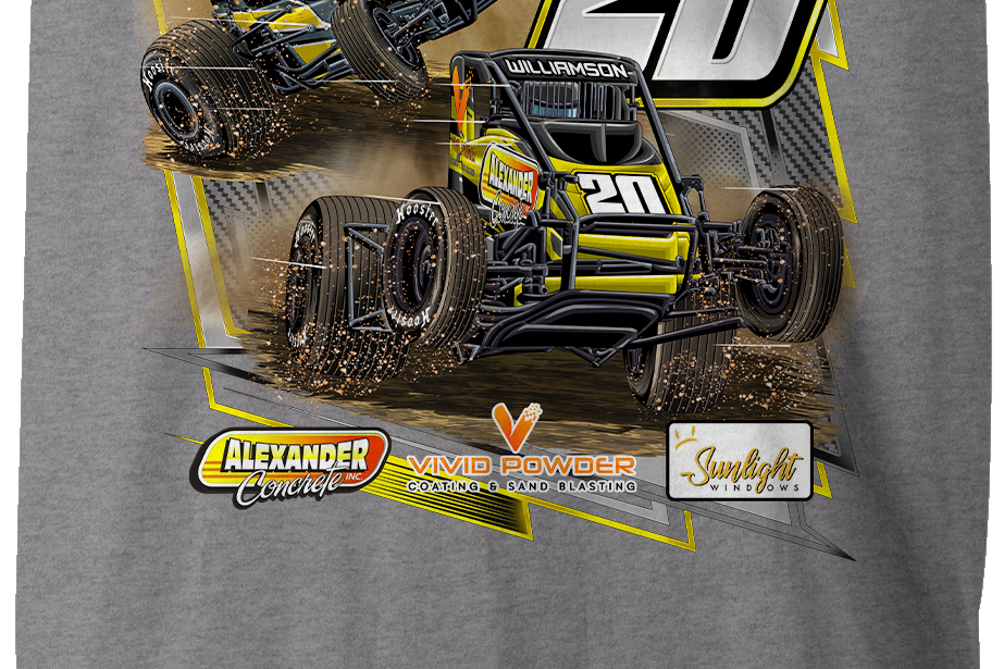 Tayte Williamson Racing Tank Tops Black Acid Apparel