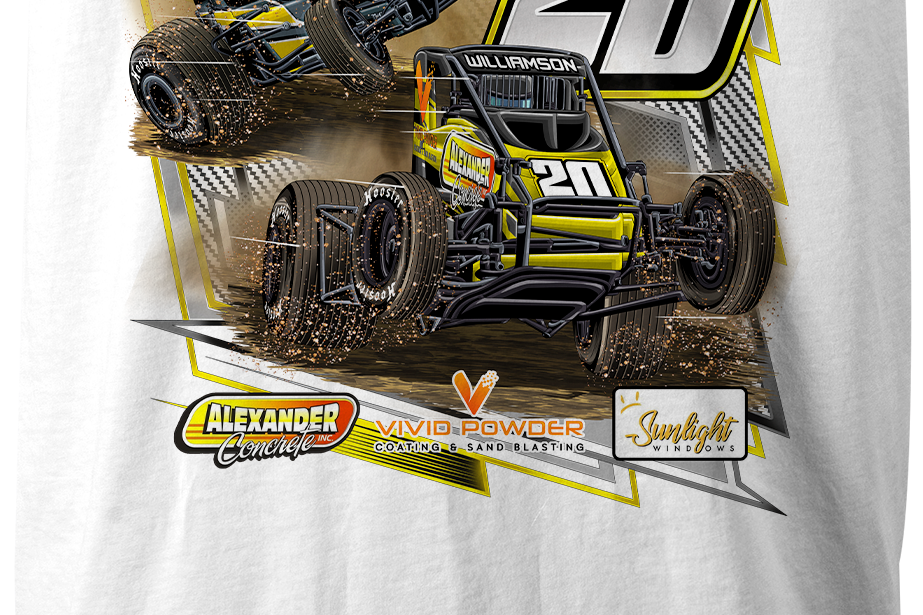 Tayte Williamson Racing Tank Tops Black Acid Apparel