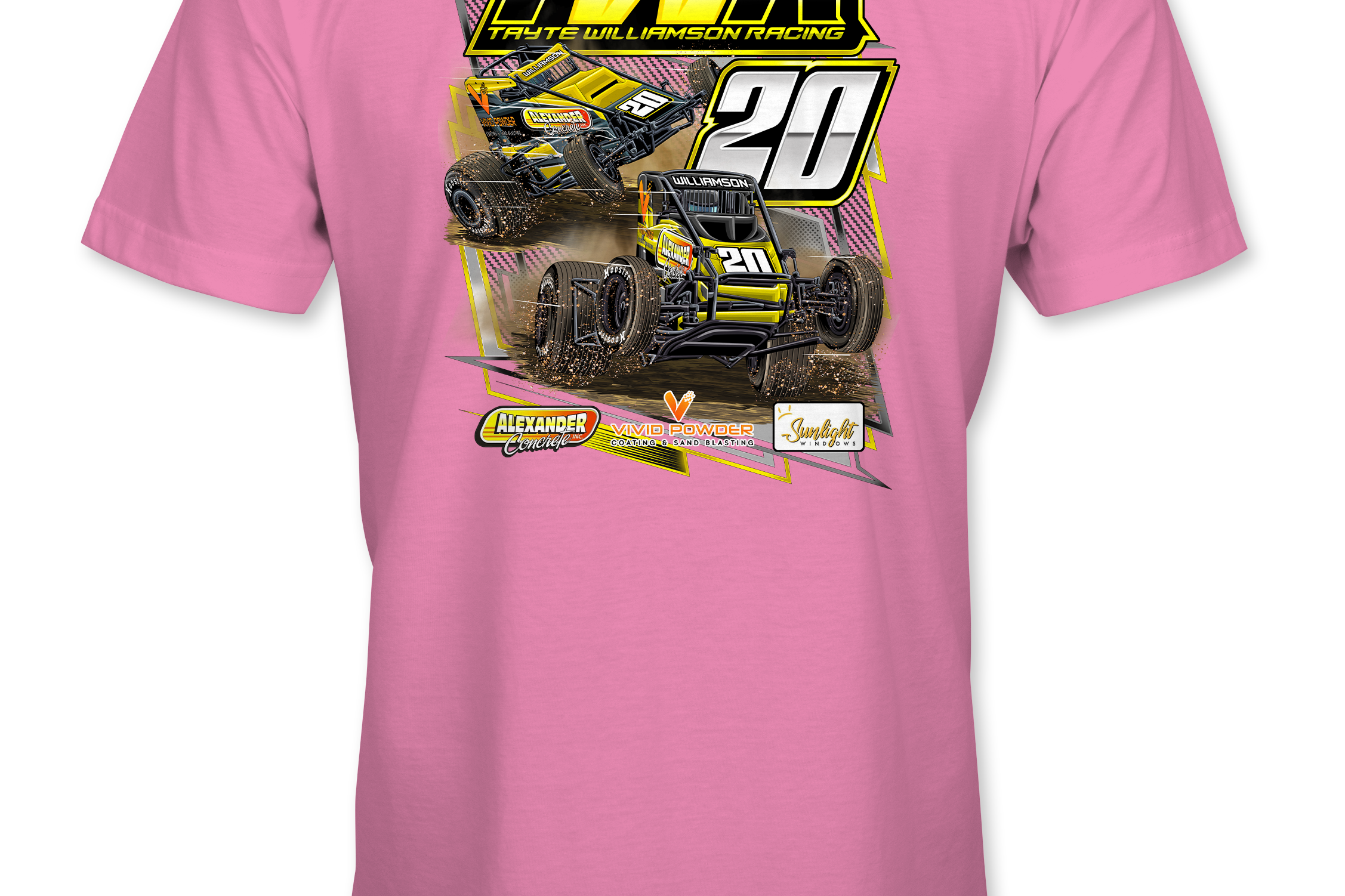 Tayte Williamson Racing T-Shirts Black Acid Apparel