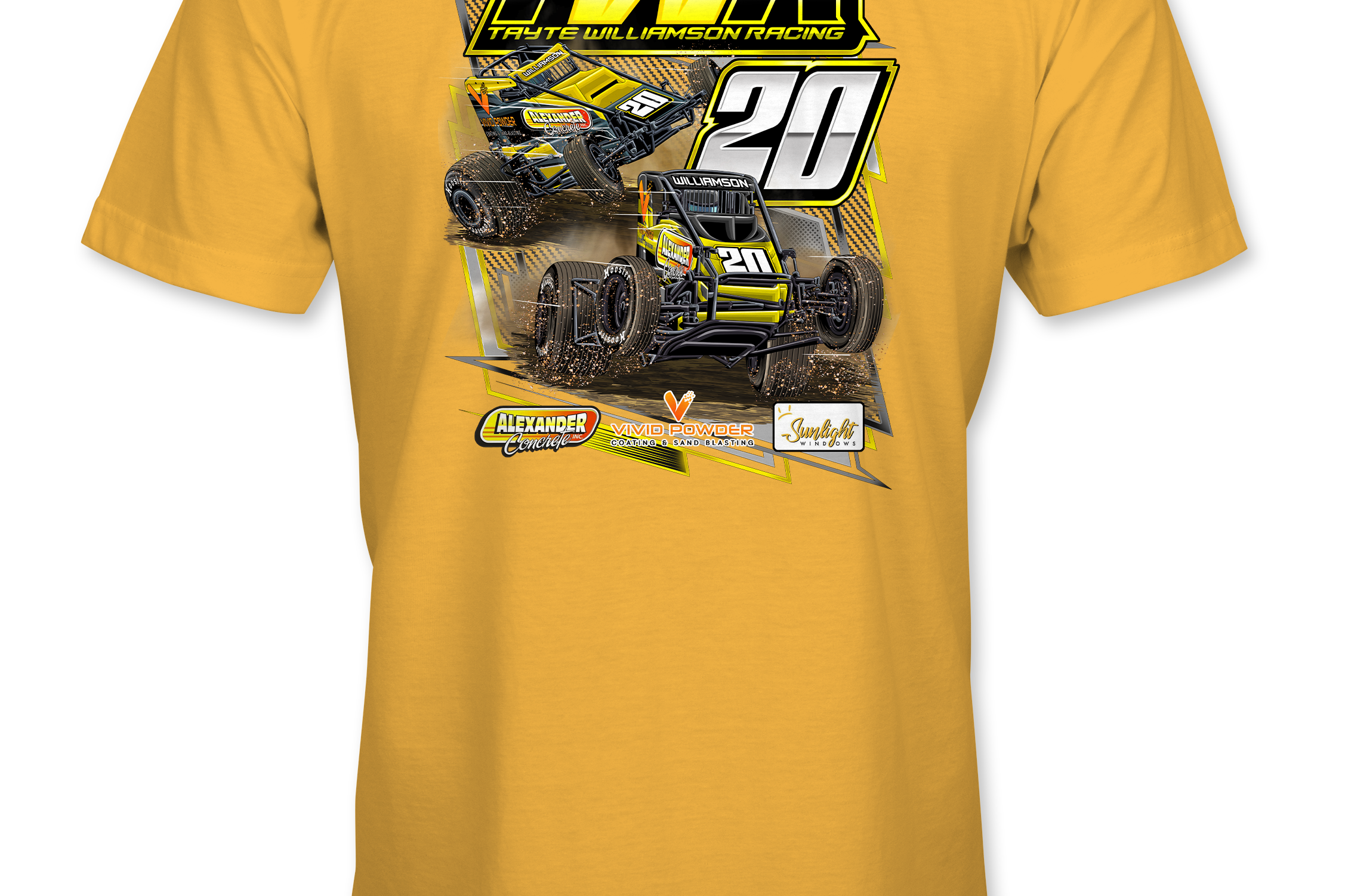 Tayte Williamson Racing T-Shirts Black Acid Apparel