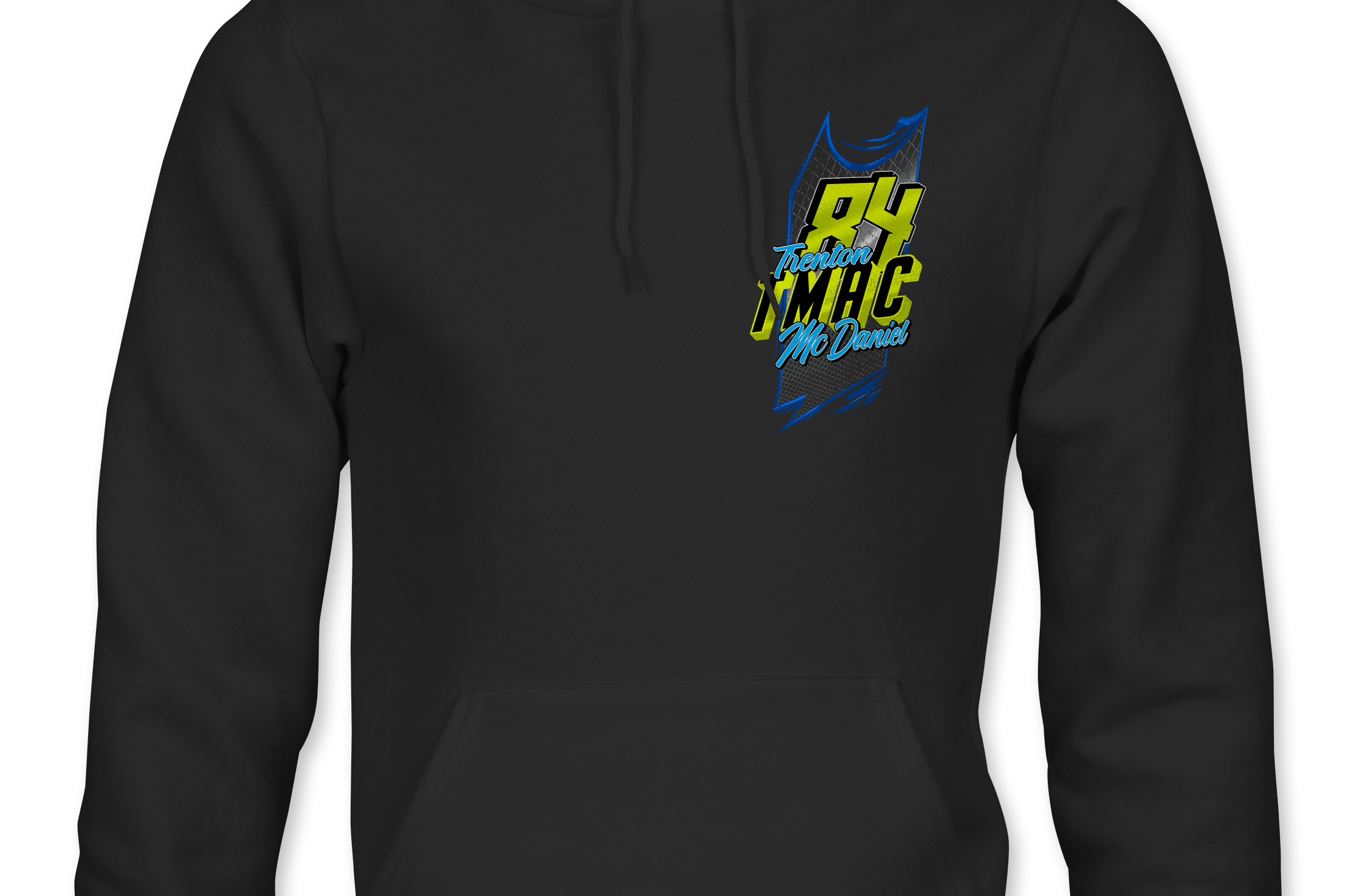 Trenton TMAC McDaniel Hoodies Black Acid Apparel
