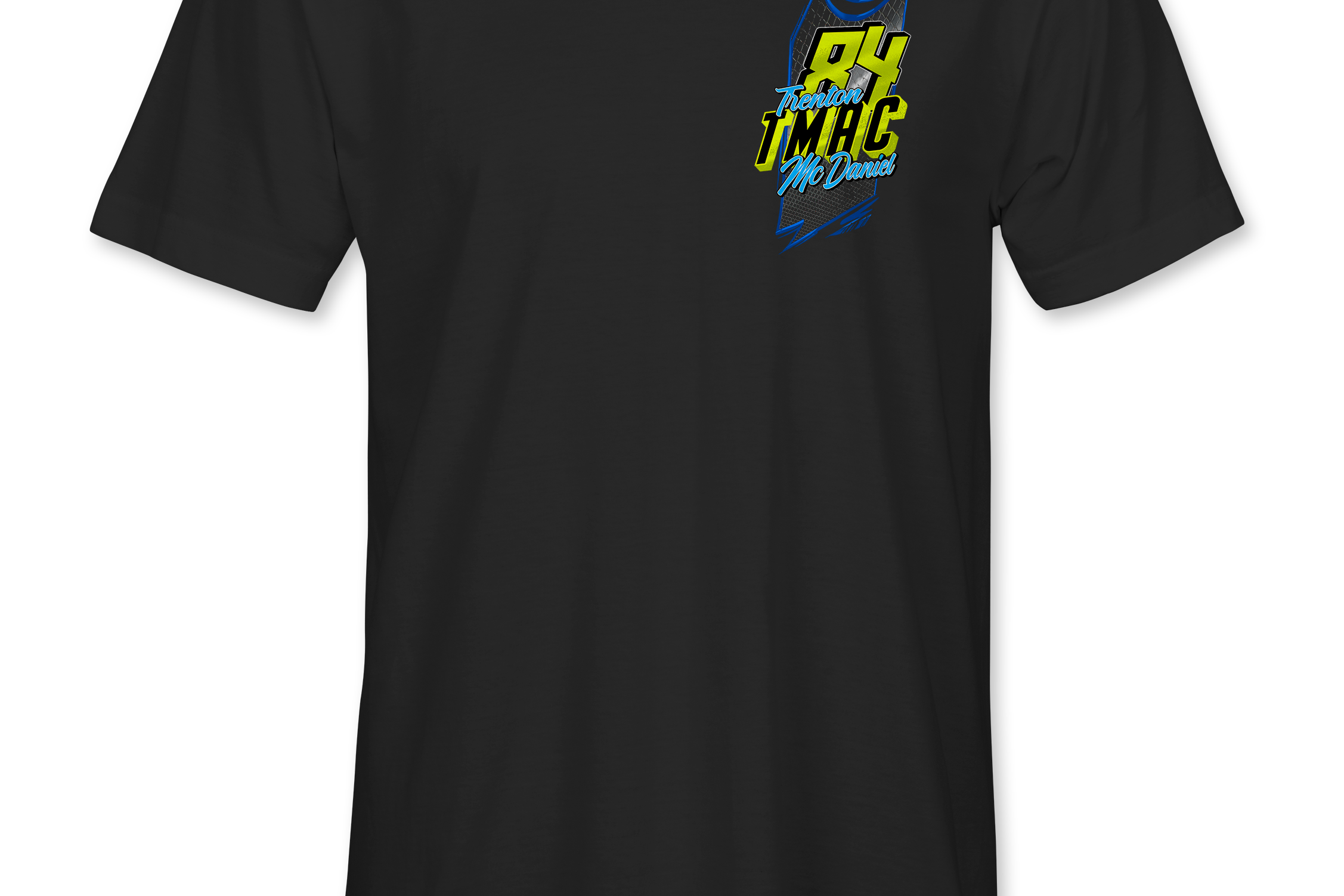Trenton TMAC McDaniel T-Shirts Black Acid Apparel