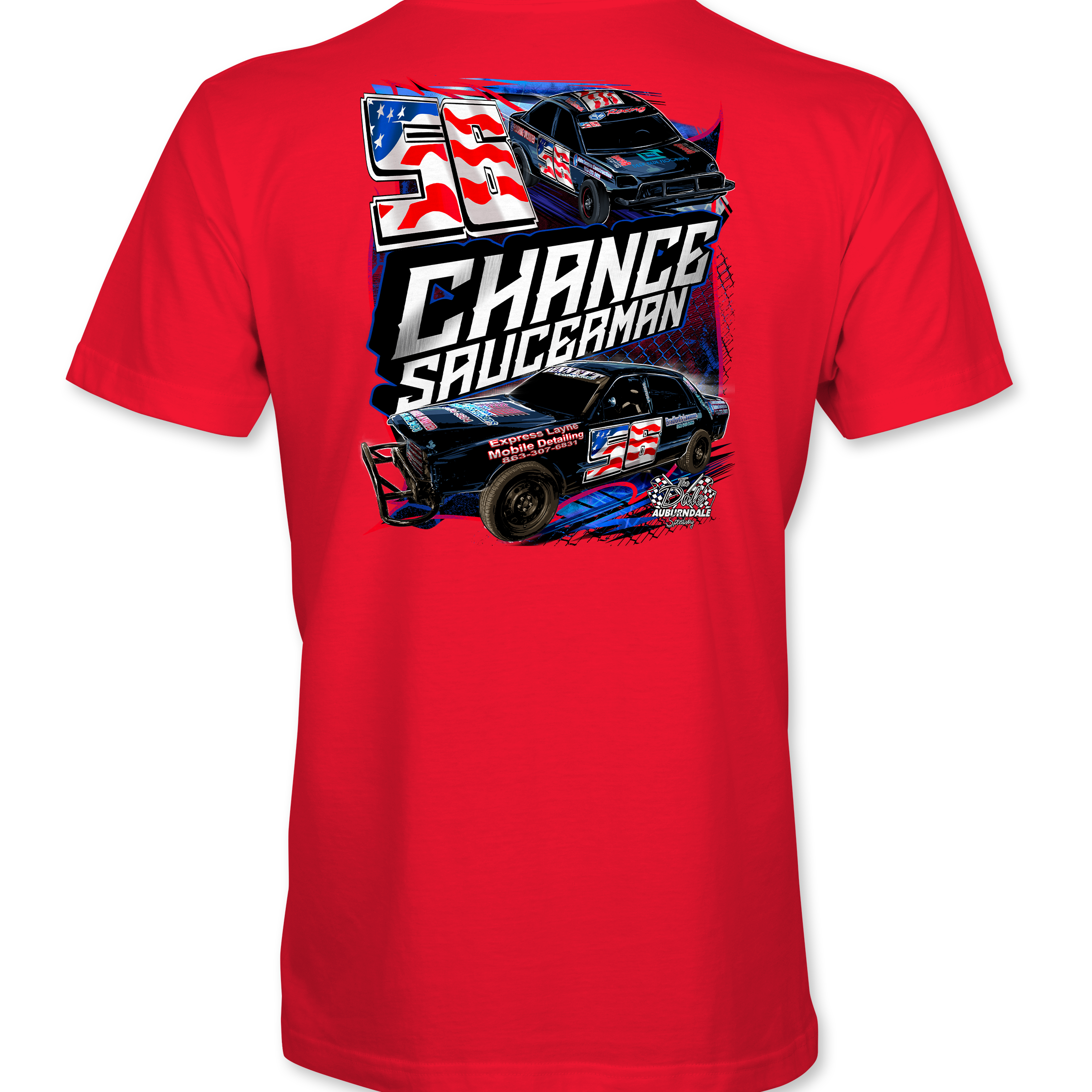 Chance Saucerman 2023 T-Shirts Black Acid Apparel