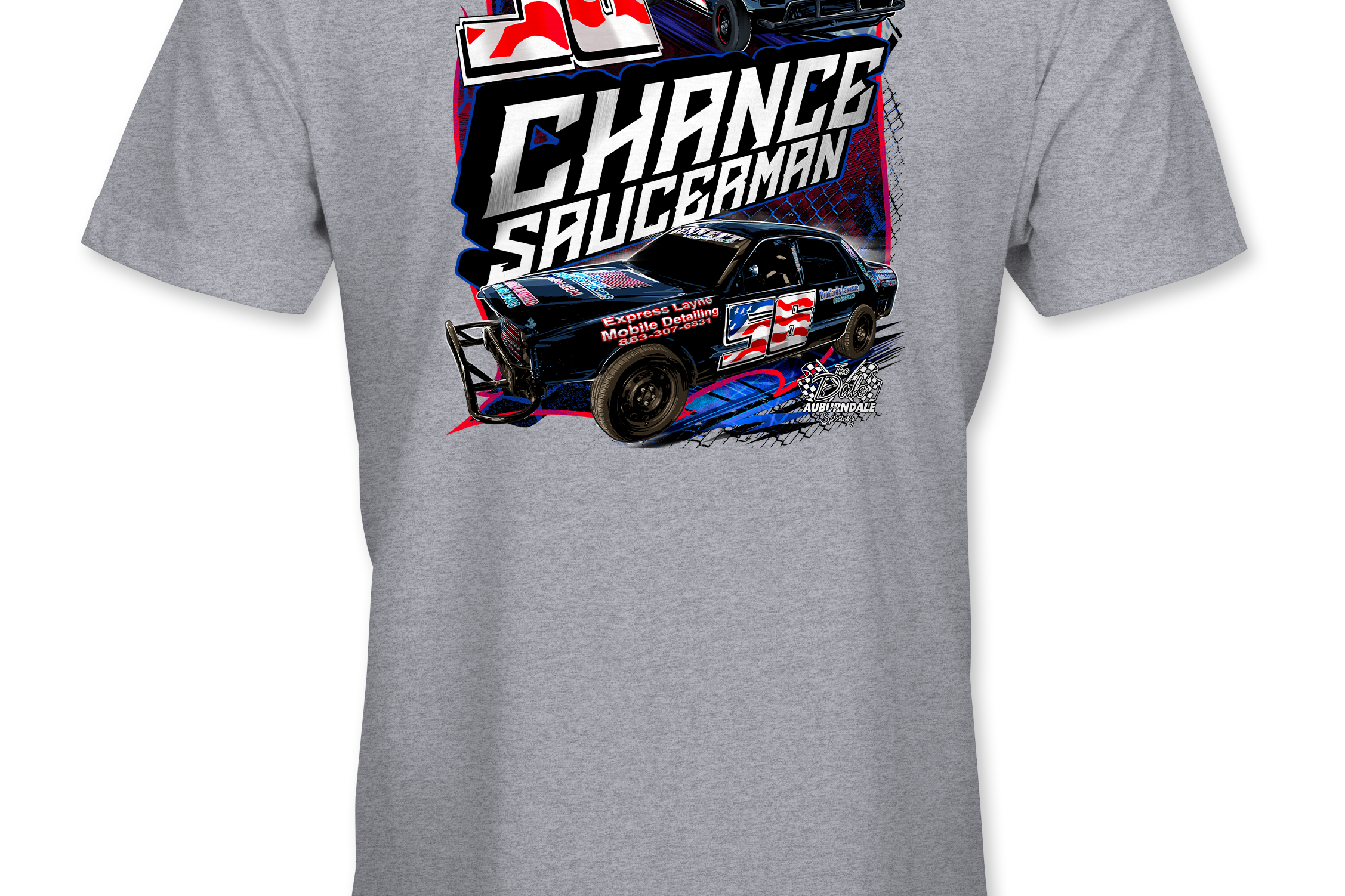 Chance Saucerman 2023 T-Shirts Black Acid Apparel