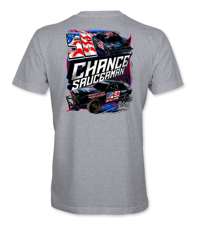 Chance Saucerman 2023 T-Shirts Black Acid Apparel