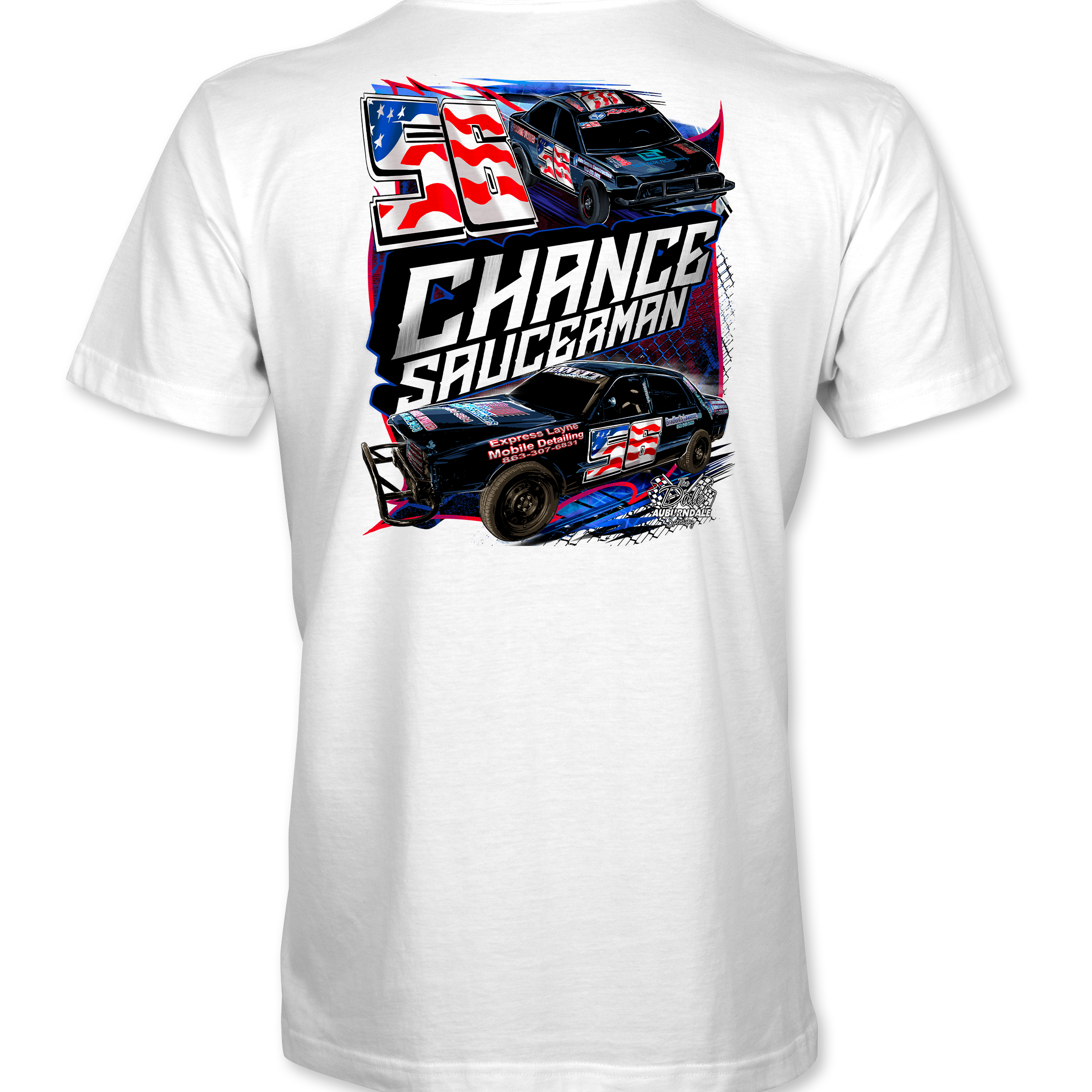 Chance Saucerman 2023 T-Shirts Black Acid Apparel