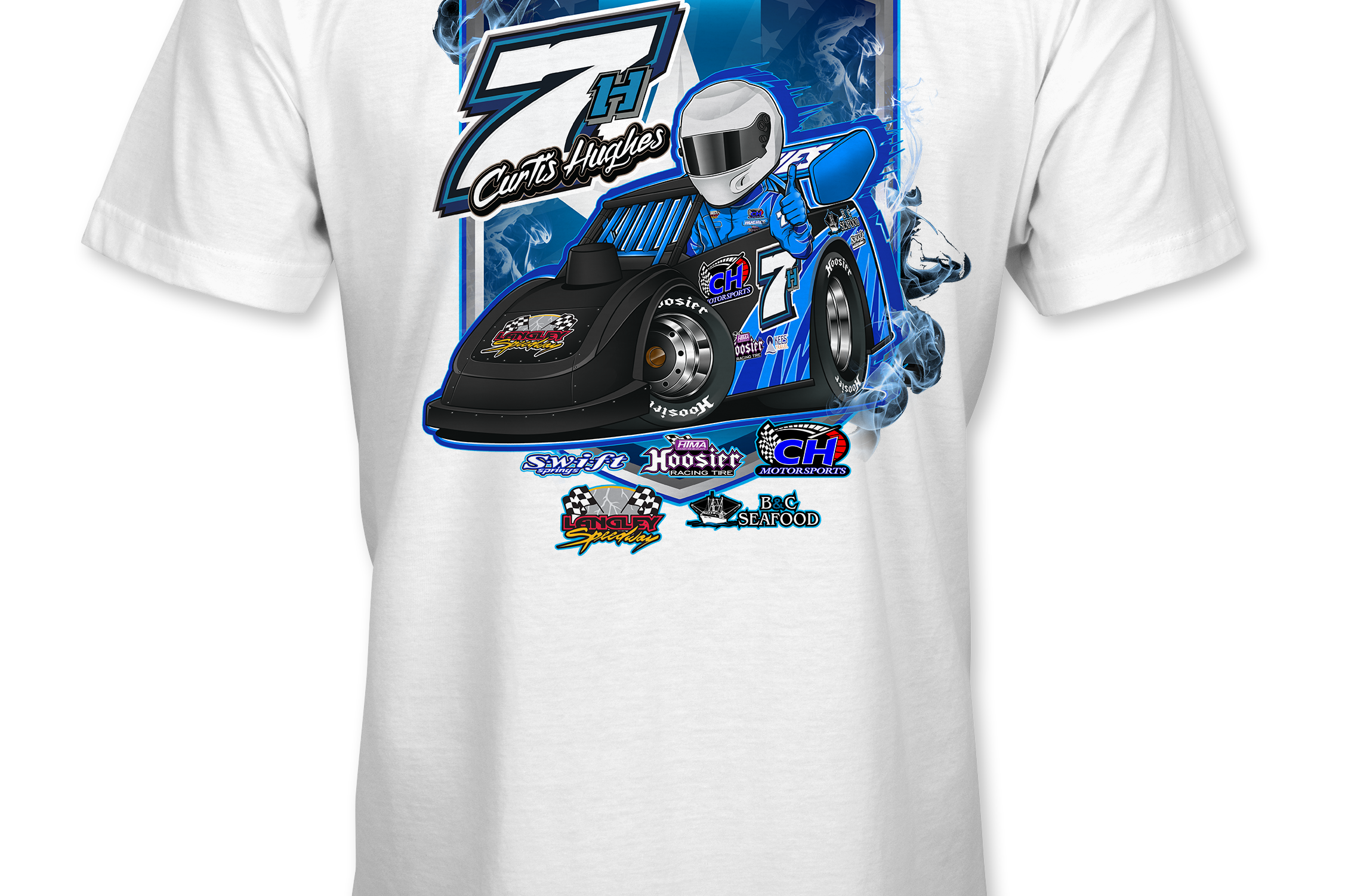 Curtis Hughes T-Shirts Black Acid Apparel