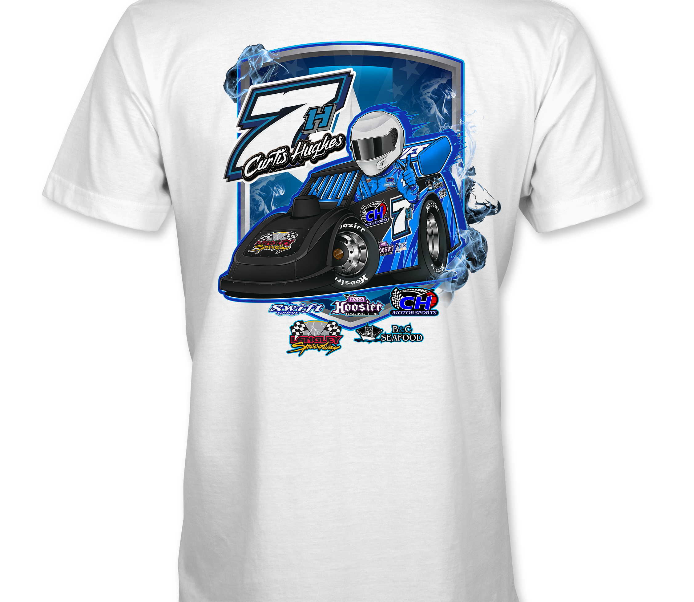 Curtis Hughes T-Shirts Black Acid Apparel