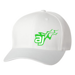 AJ Allmendinger Flexfit Hats Black Acid Apparel