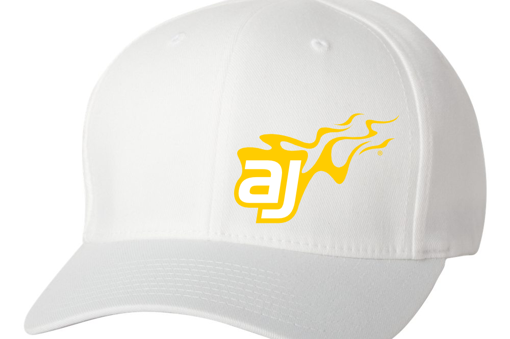 AJ Allmendinger Flexfit Hats Black Acid Apparel