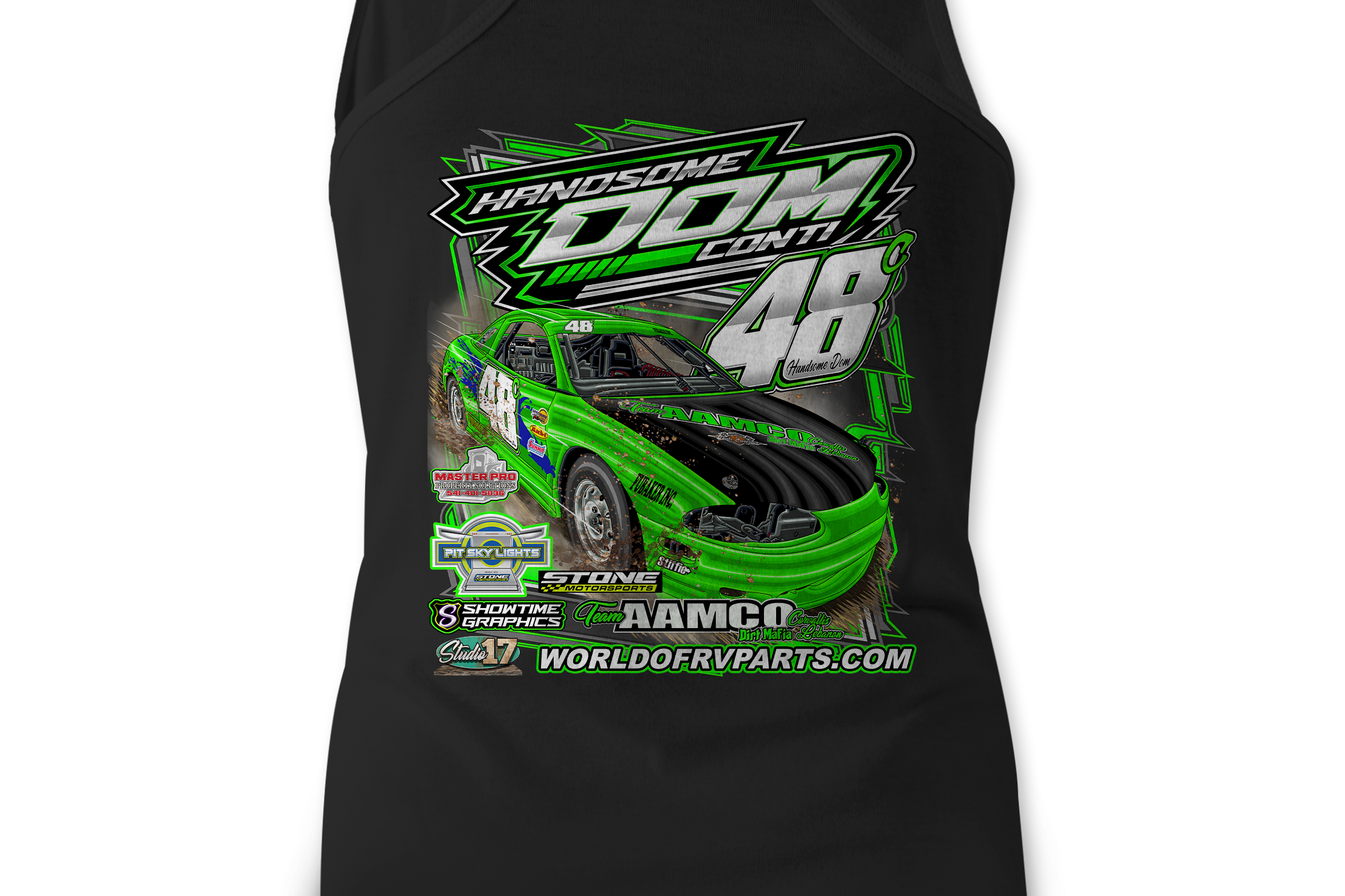 Dom Conti Tank Tops Black Acid Apparel