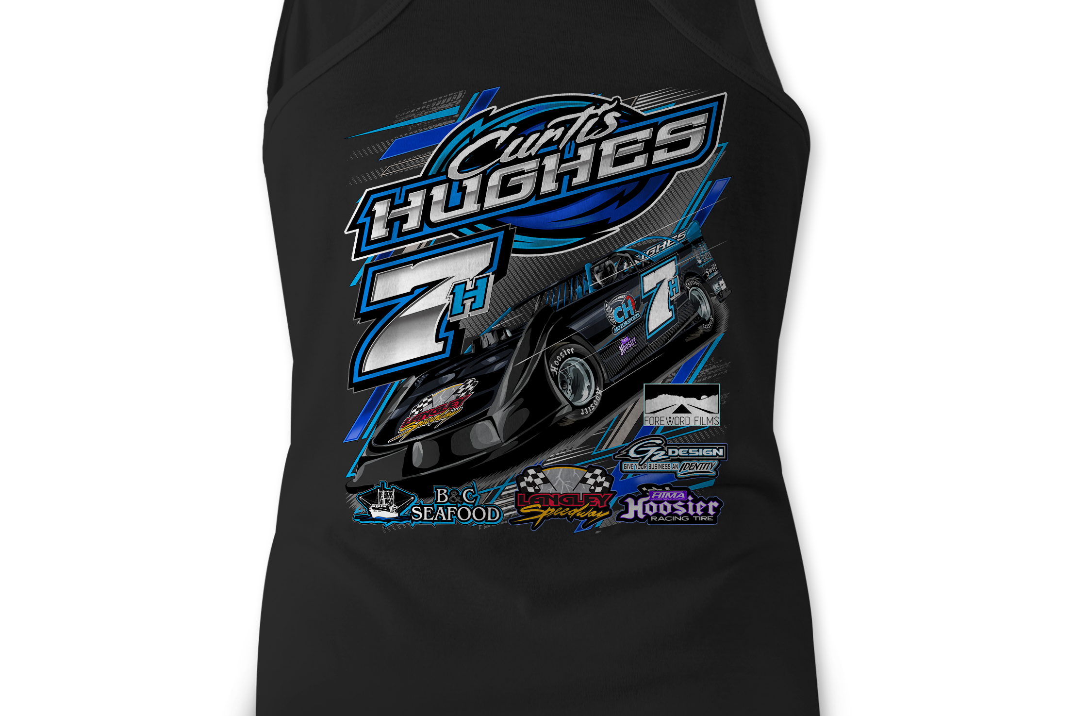 Curtis Hughes 2022 Tank Tops Black Acid Apparel