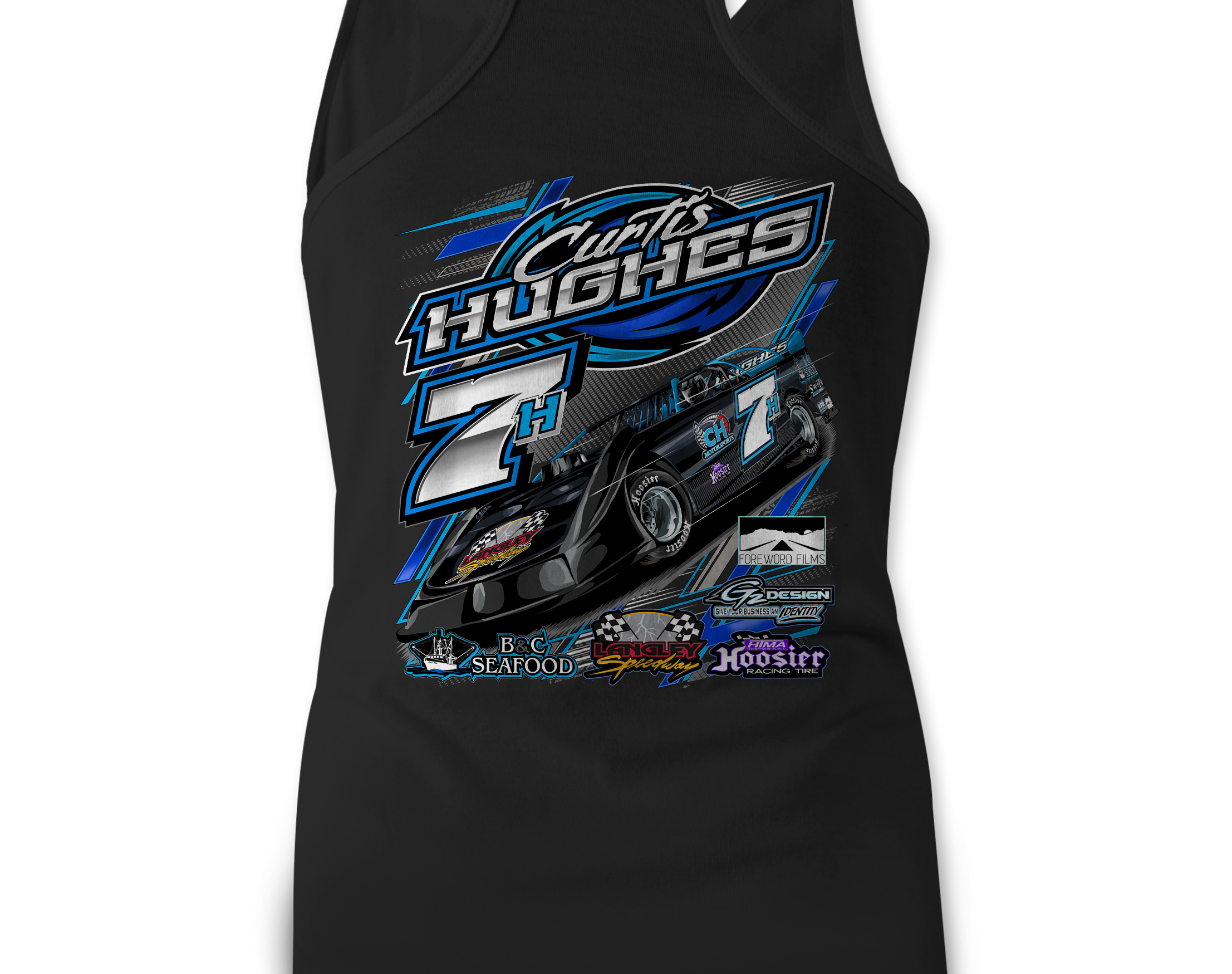 Curtis Hughes 2022 Tank Tops Black Acid Apparel