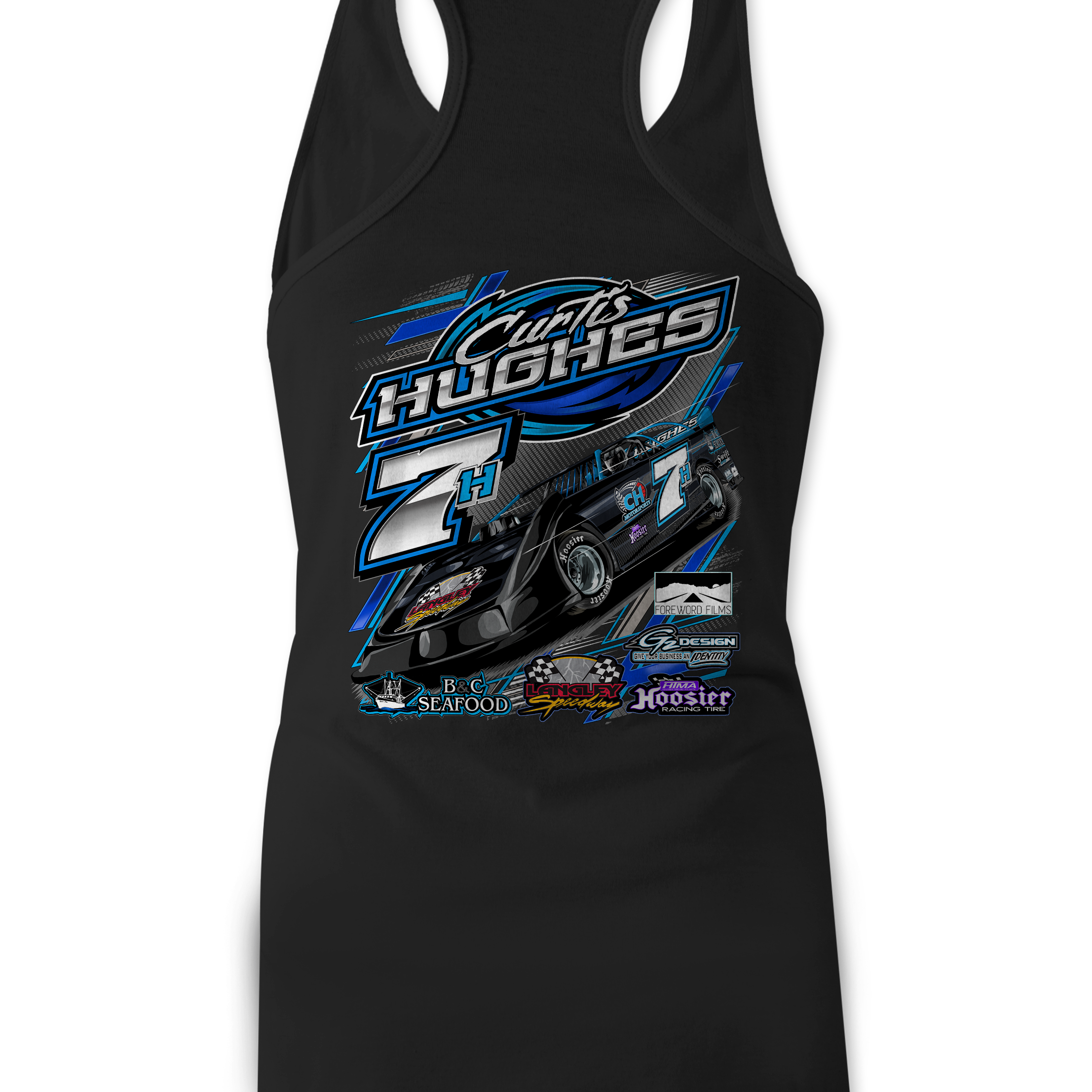 Curtis Hughes 2022 Tank Tops Black Acid Apparel
