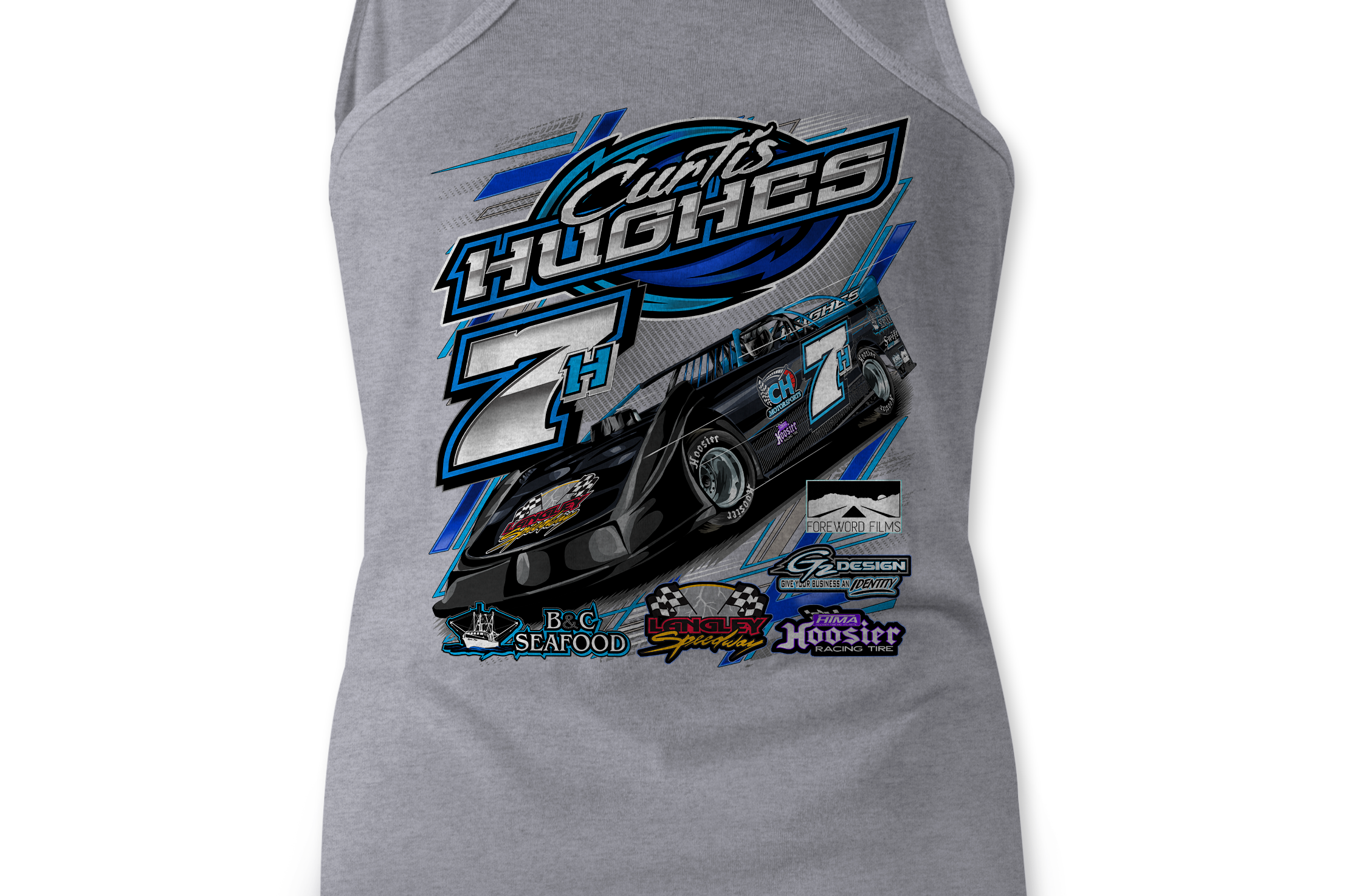 Curtis Hughes 2022 Tank Tops Black Acid Apparel