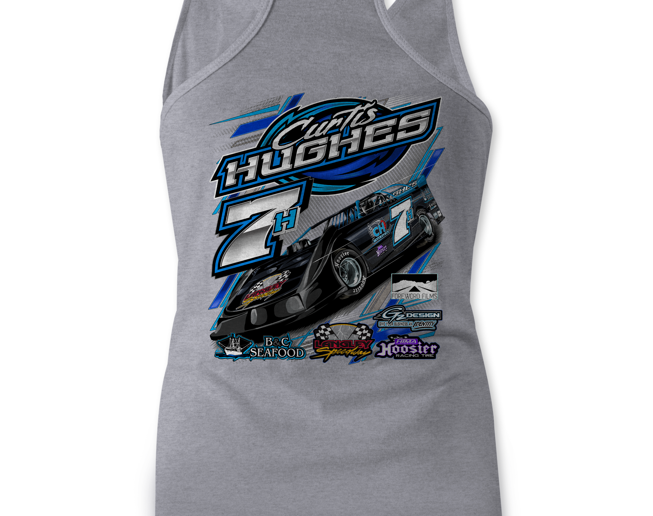 Curtis Hughes 2022 Tank Tops Black Acid Apparel