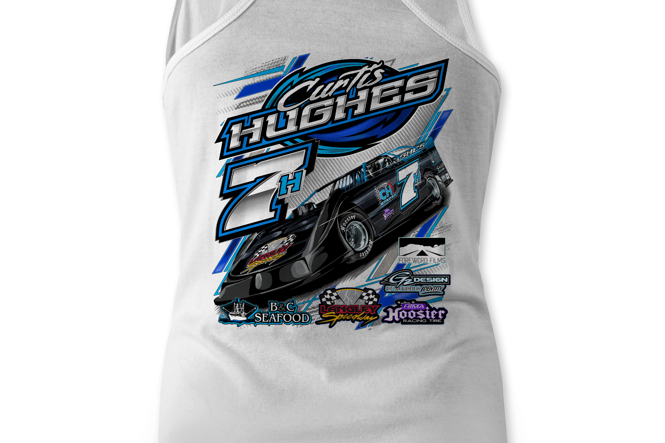 Curtis Hughes 2022 Tank Tops Black Acid Apparel