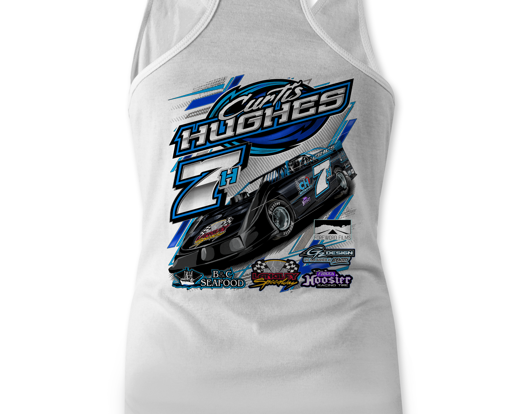Curtis Hughes 2022 Tank Tops Black Acid Apparel