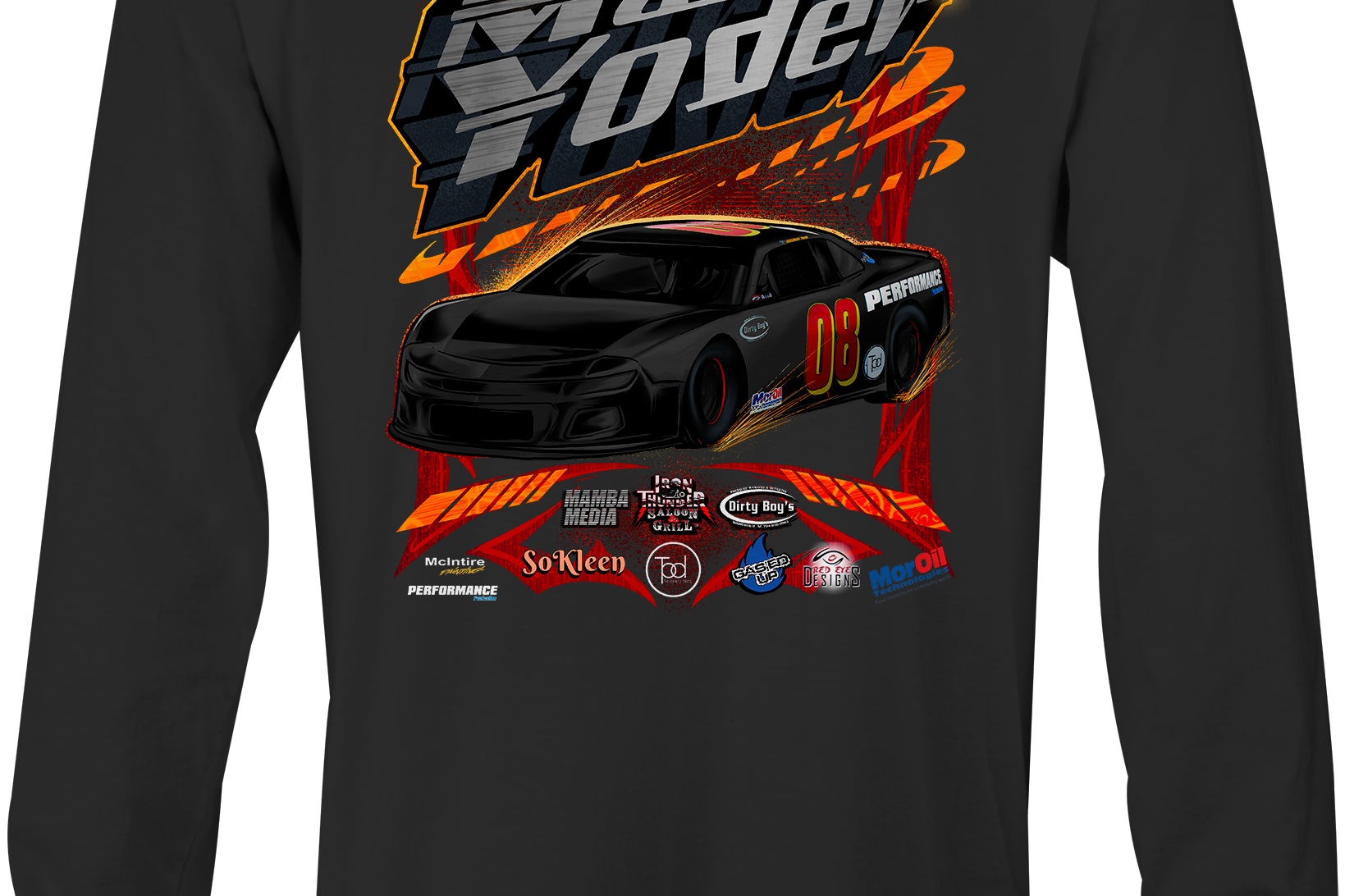 Marlin Yoder Long Sleeves Black Acid Apparel
