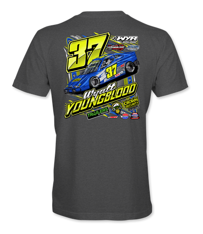 Wyatt Youngblood Racing T-Shirts Black Acid Apparel