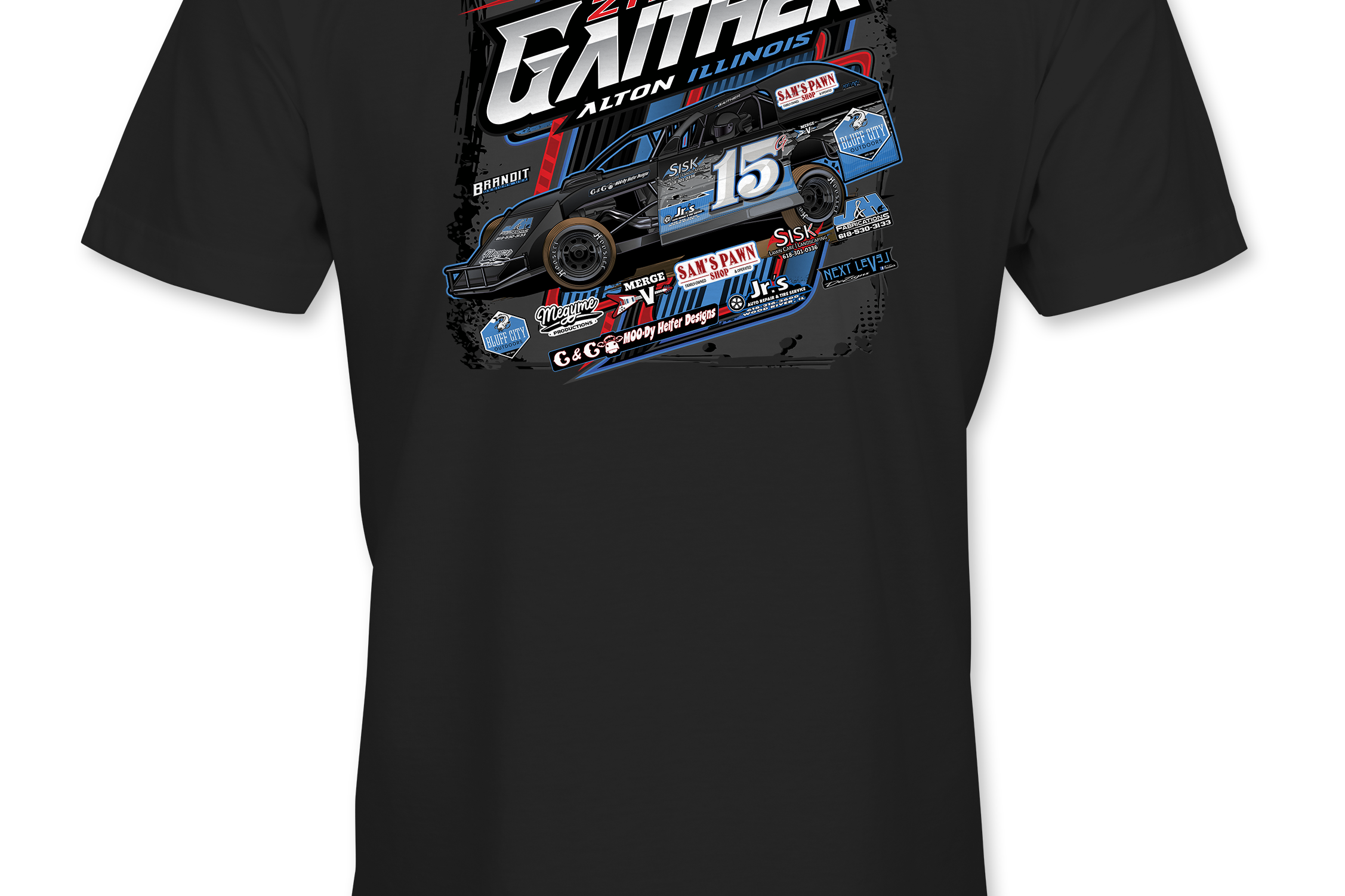 Zach Gaither T-Shirts Black Acid Apparel
