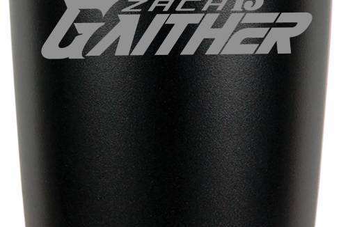 Zach Gaither Tumblers Black Acid Apparel
