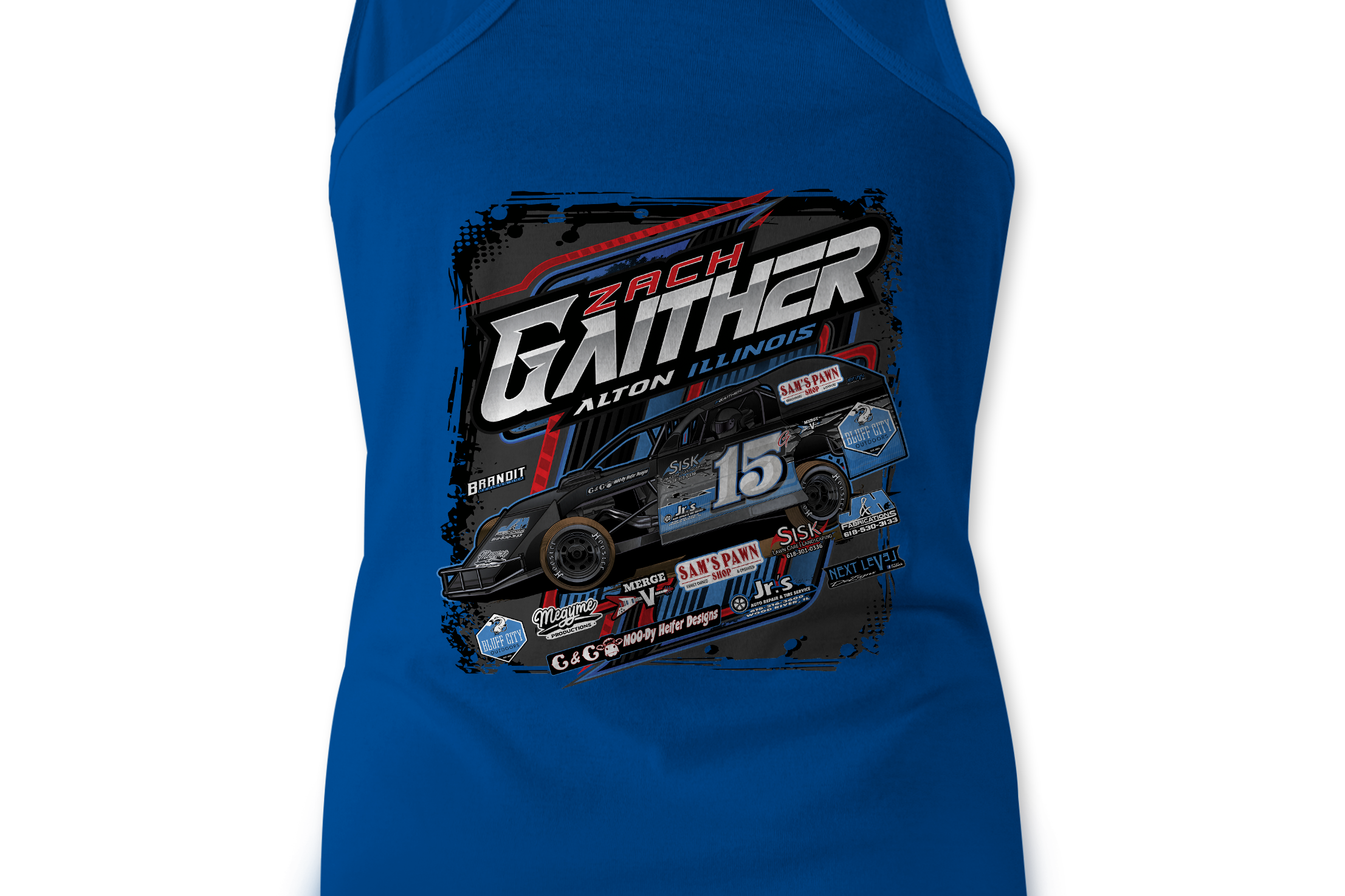 Zach Gaither Tank Tops Black Acid Apparel