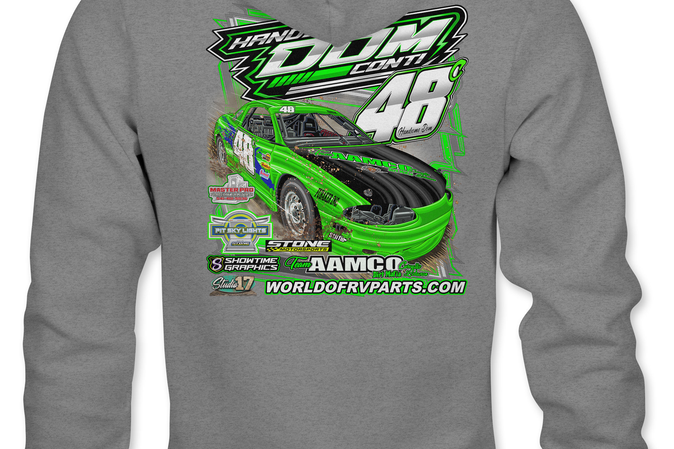 Dom Conti Hoodies Black Acid Apparel