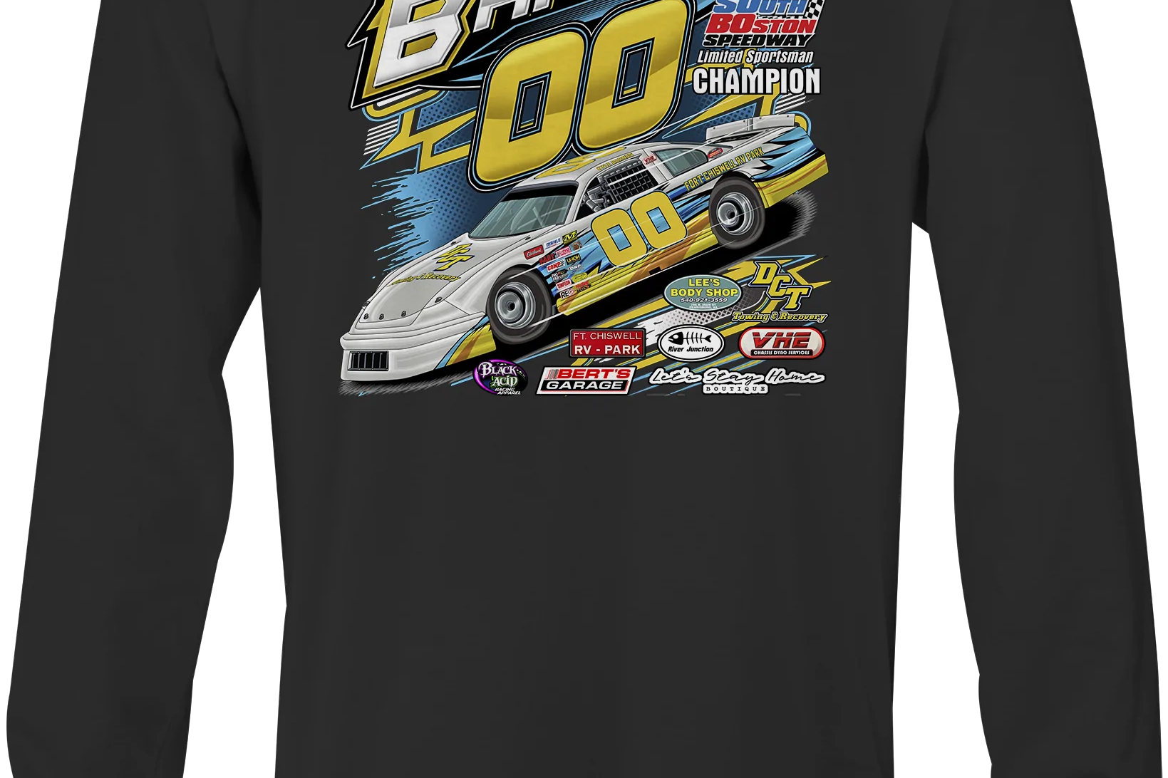 Kyle Barnes Long Sleeves Black Acid Apparel