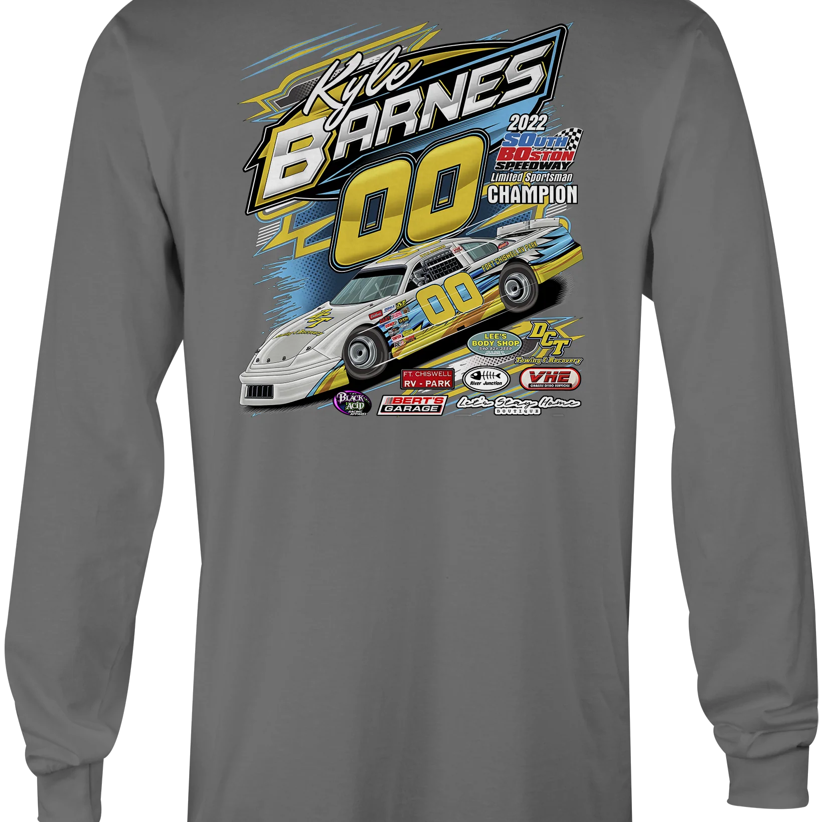 Kyle Barnes Long Sleeves Black Acid Apparel