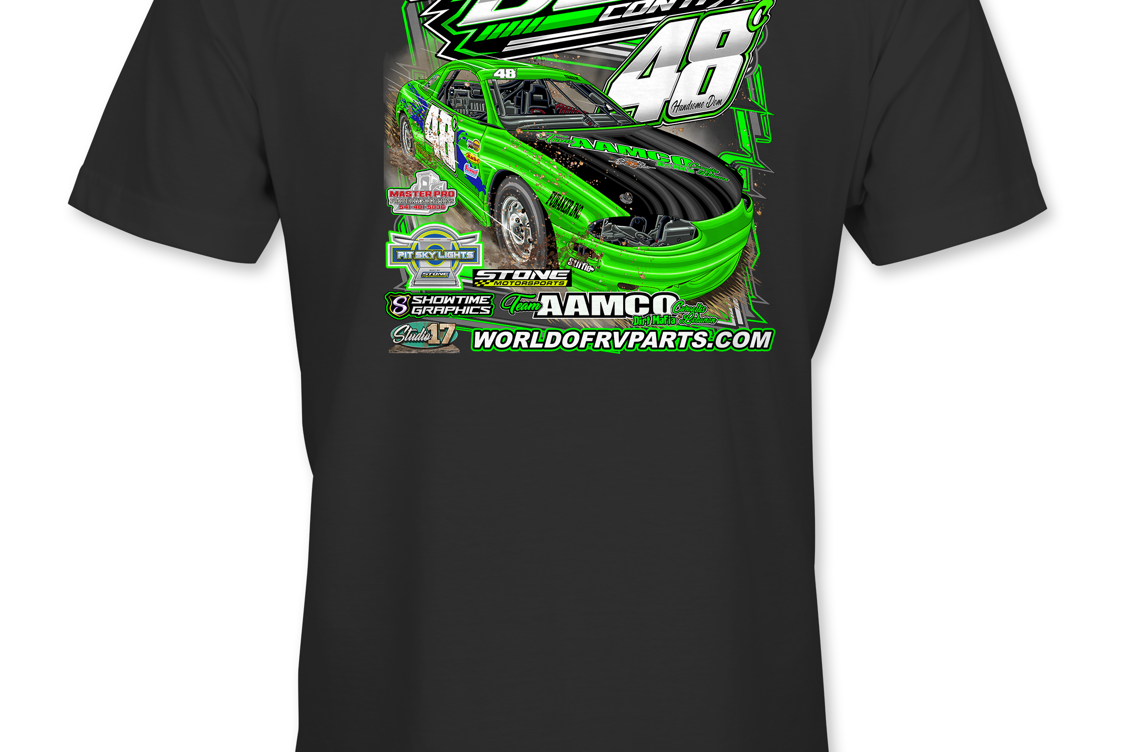 Dom Conti T-Shirts Black Acid Apparel