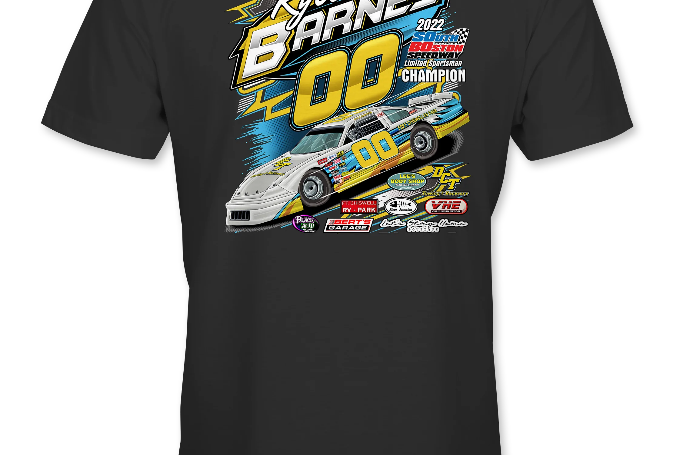 Kyle Barnes T-Shirts Black Acid Apparel