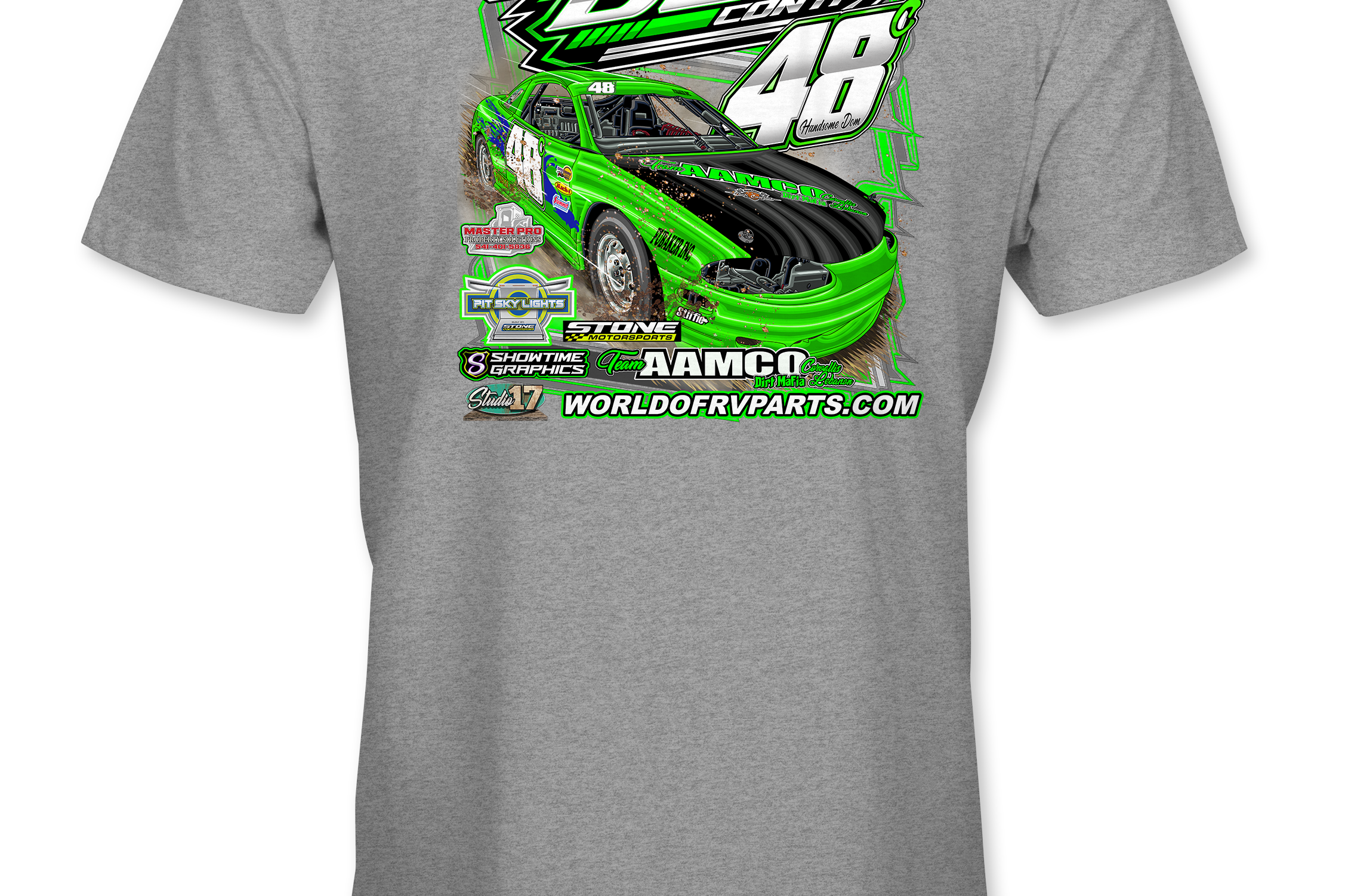 Dom Conti T-Shirts Black Acid Apparel